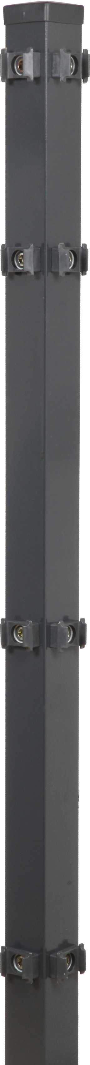 Floraworld Zauneckpfosten Comfort 220 x 6 x 6 cm anthrazit