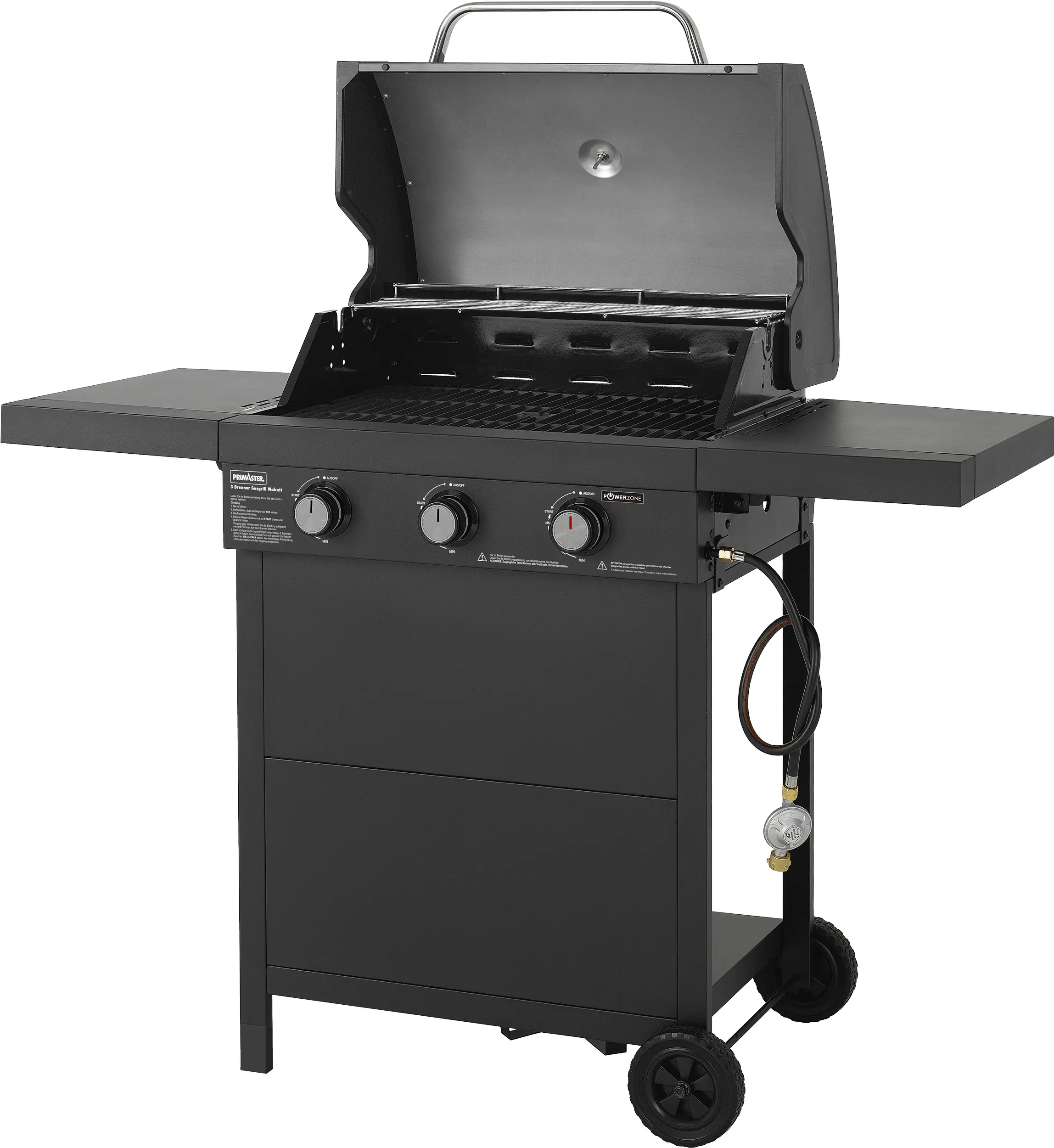 Primaster Gasgrill Walcott Grillfläche: 65 x 43 cm