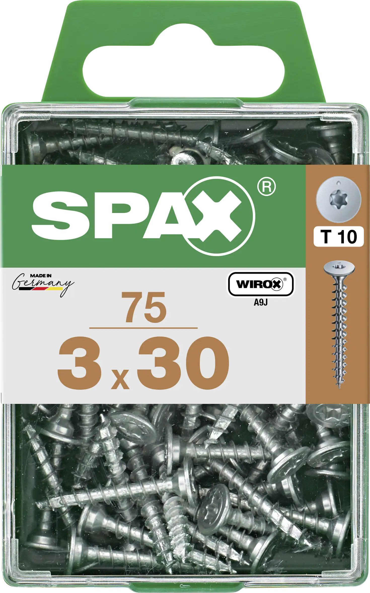 Spax Möbelbauschrauben 3.0 x 30 mm TX 10 - 75 Stk.