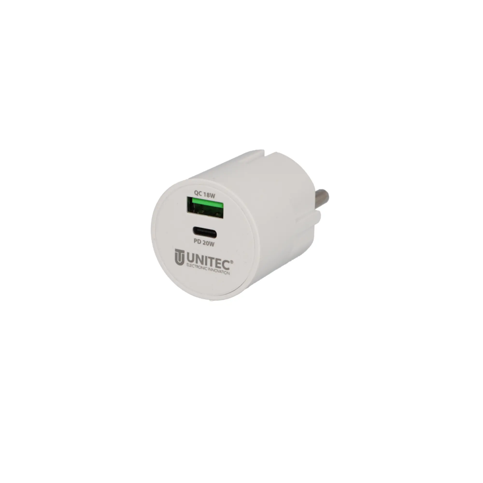 UniTec Mini USB Ladeadapter 20 W weiß