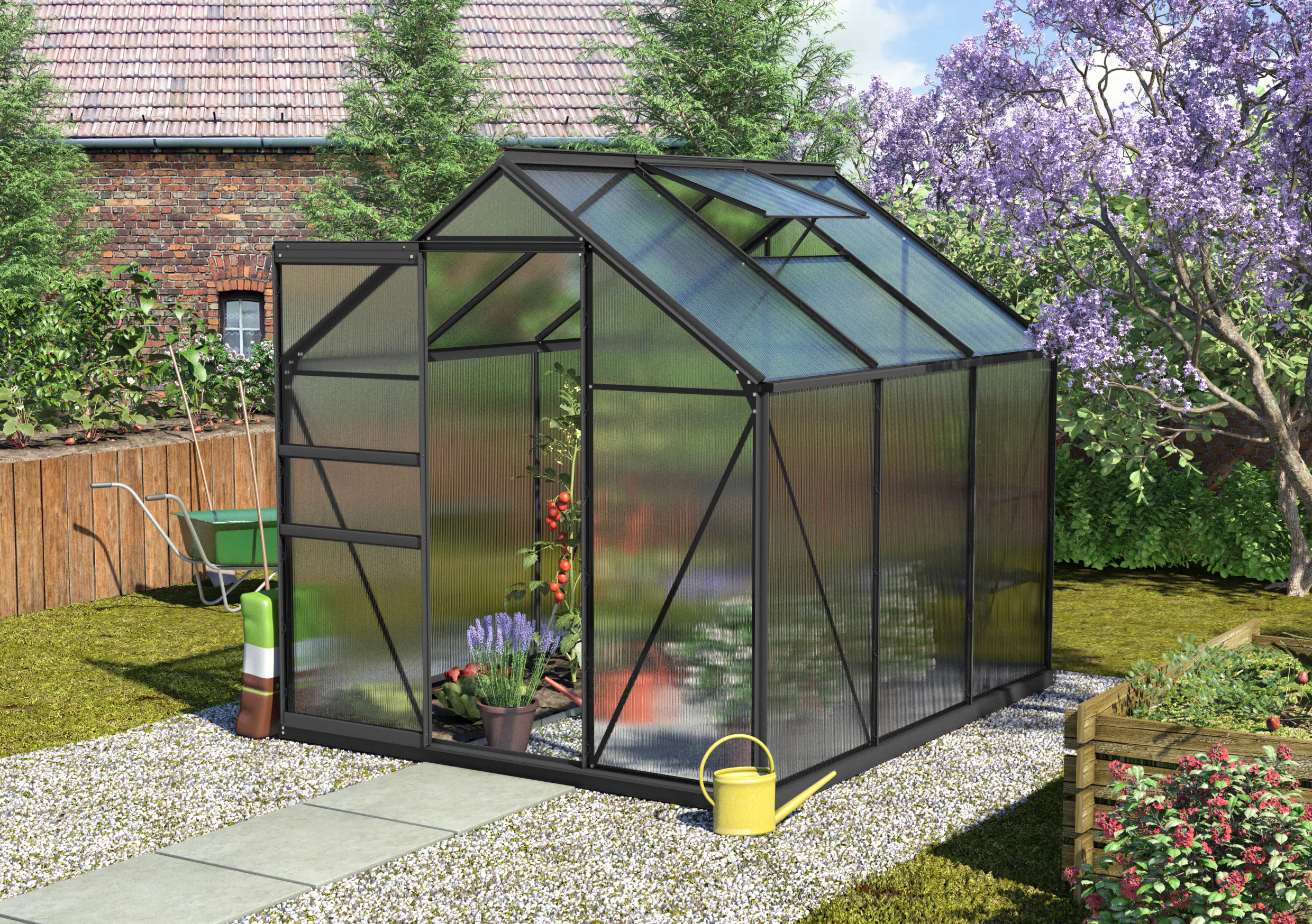 Vitavia Gewächshaus Calypso 4400 192 x 228 cm 6 mm HPK