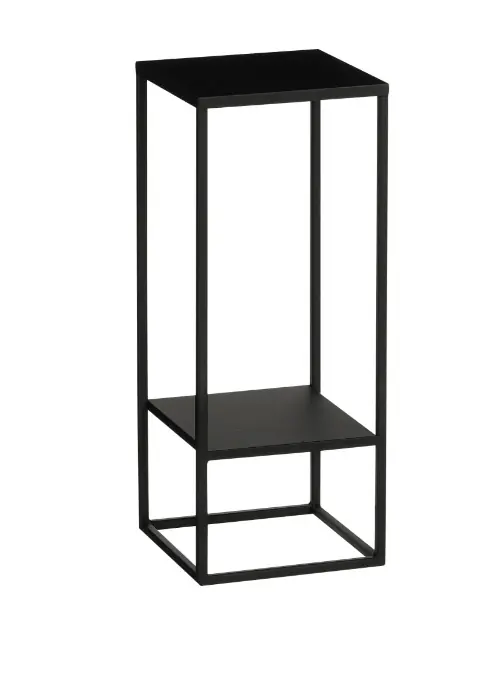 Mica Decorations Beistelltisch Eline 25 x 60 cm schwarz