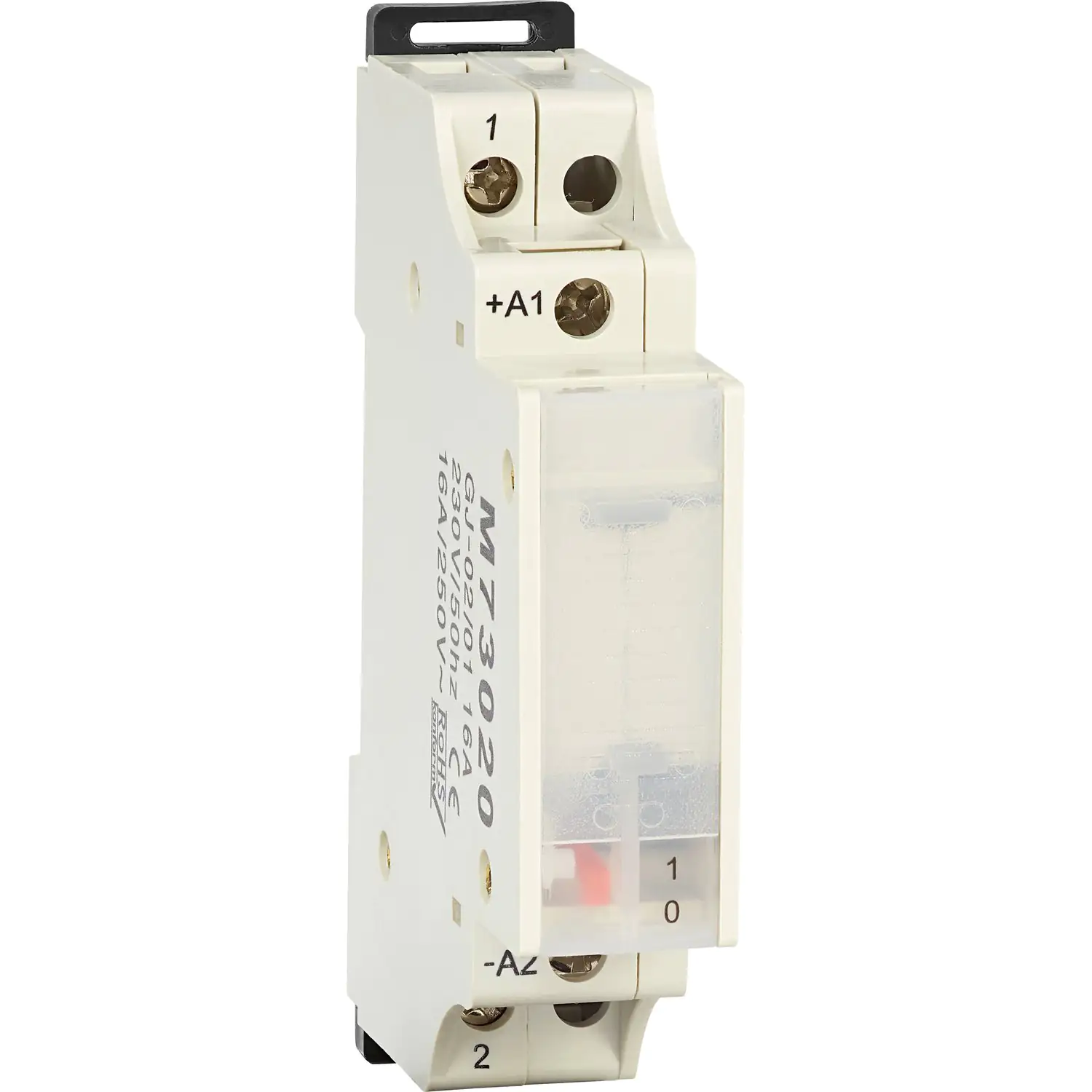 Stromstoßschalter für Verteilereinbau, 1 Schließer, 16 A, 230 V, AC, 1 TE