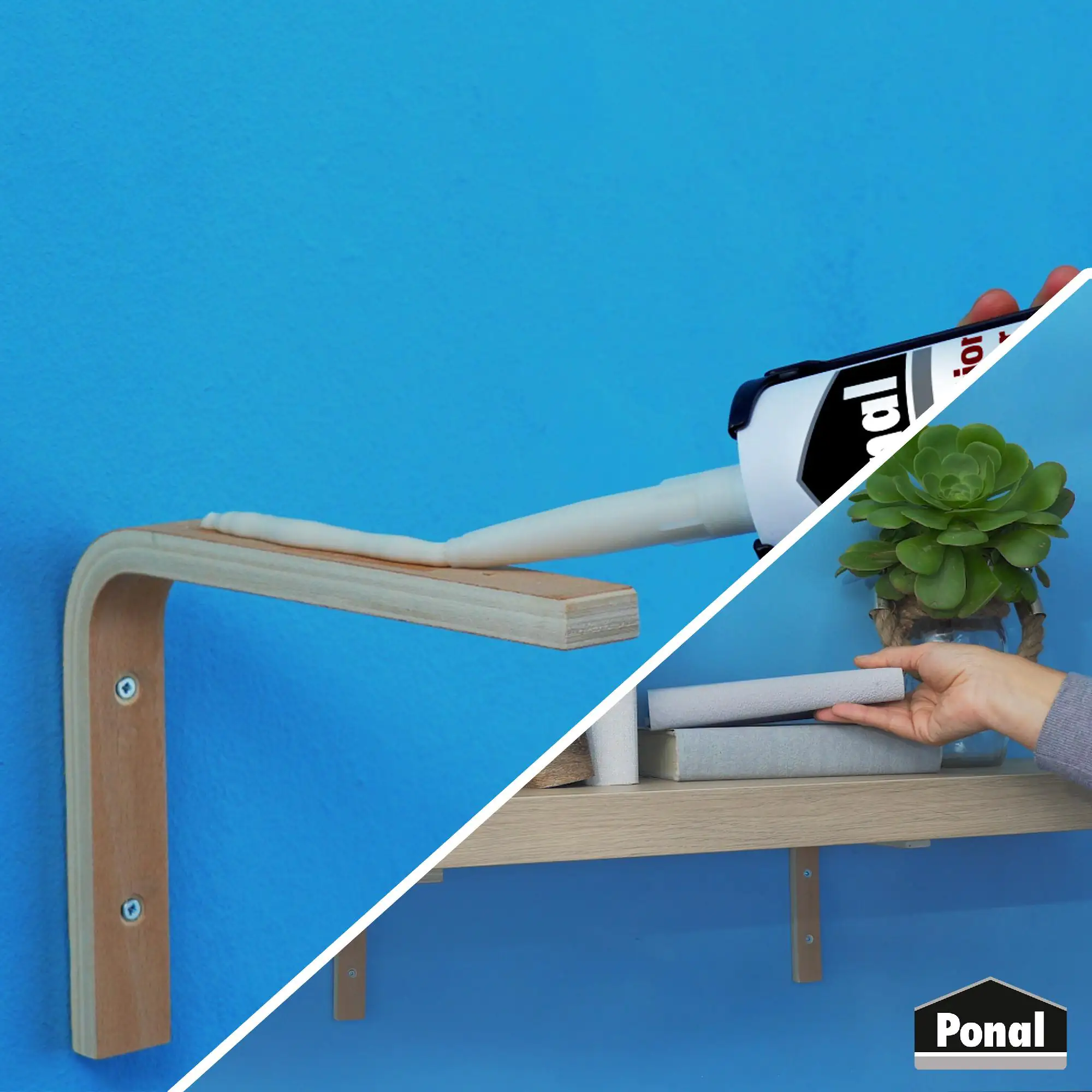 Ponal Konstruktion PUR-Kleber 530 g Kartusche, elfenbein