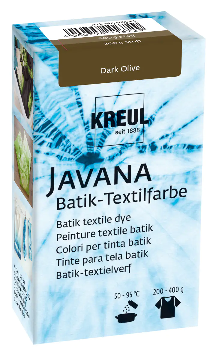 Kreul Javana Batik-Textilfarbe Dark Olive, 70 g
