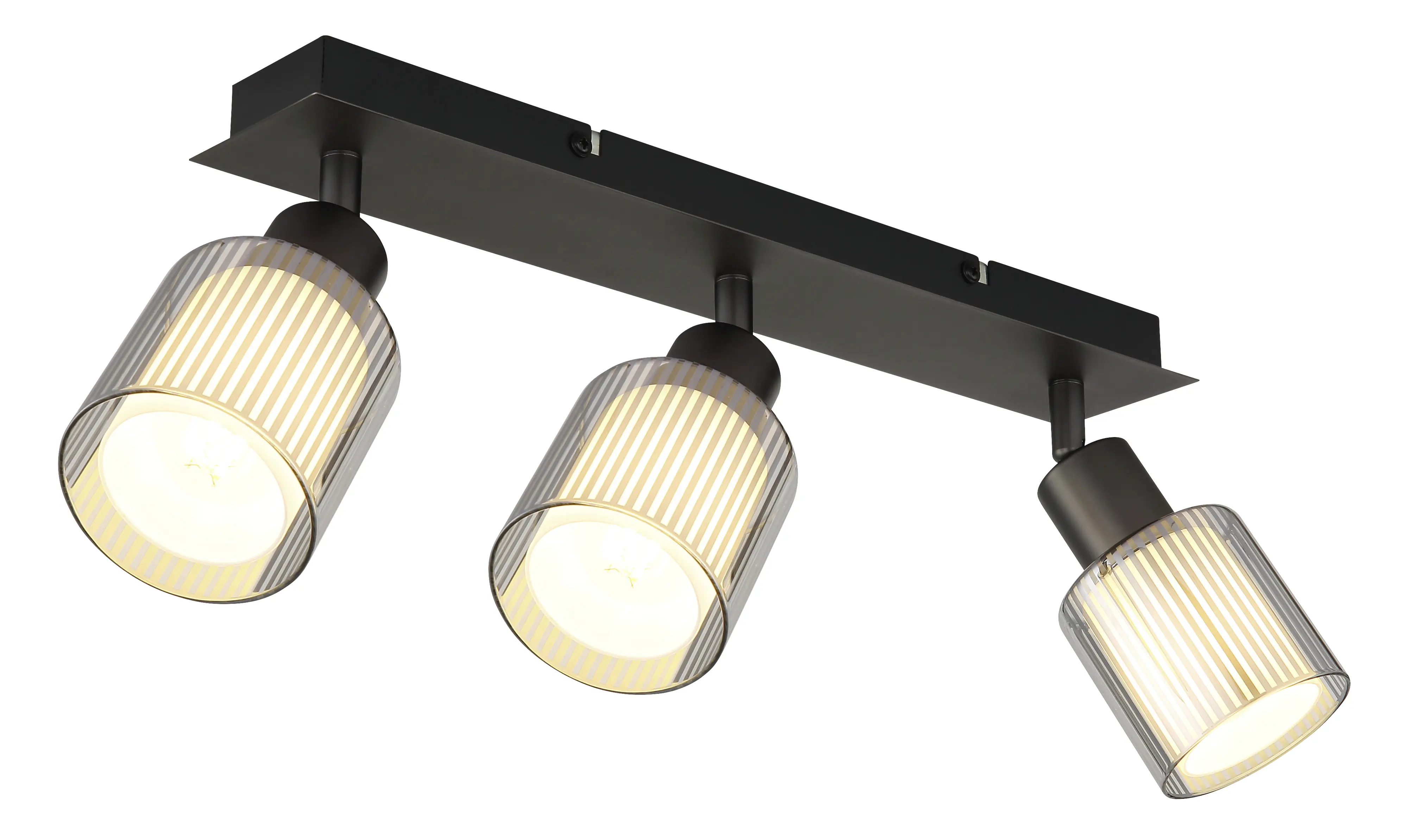 Globo Strahler Villegas 41 x 18,6 cm L x H schwarz-chrom