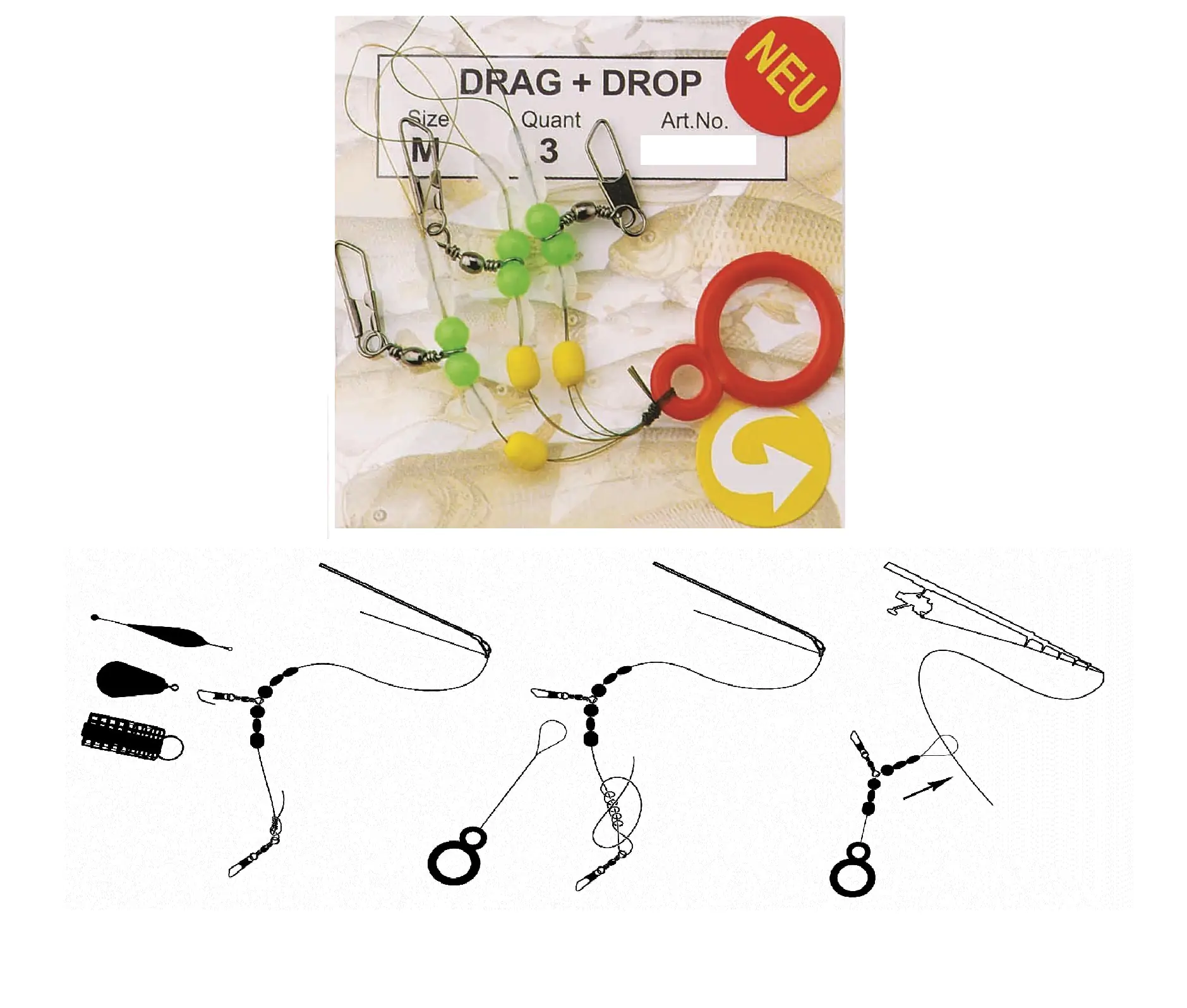 Paladin Drag + Drop Größe L 3 Stück