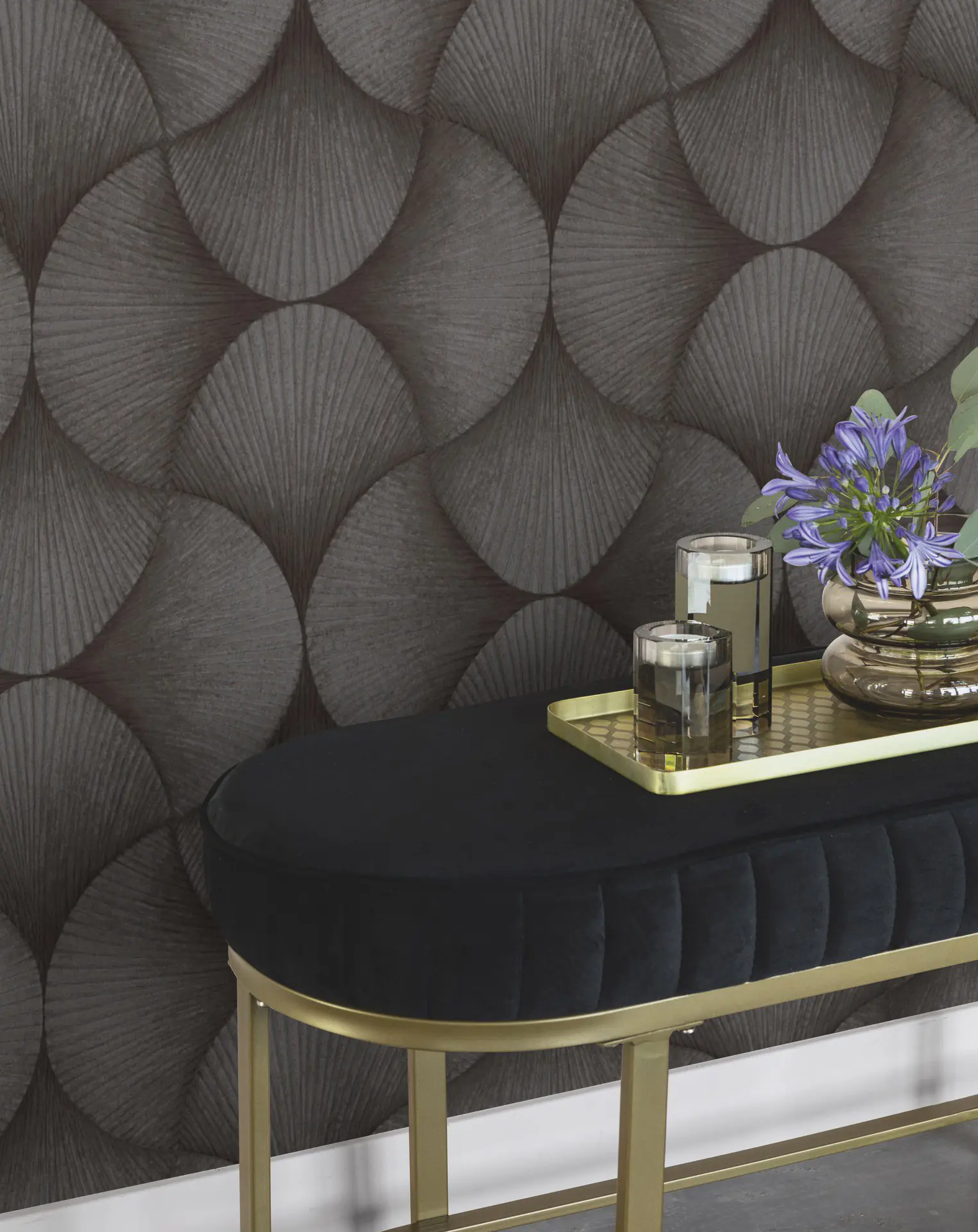 Rasch Vliestapete Muster Grafik Sky Lounge grau braun 10,05 x 0,53 m