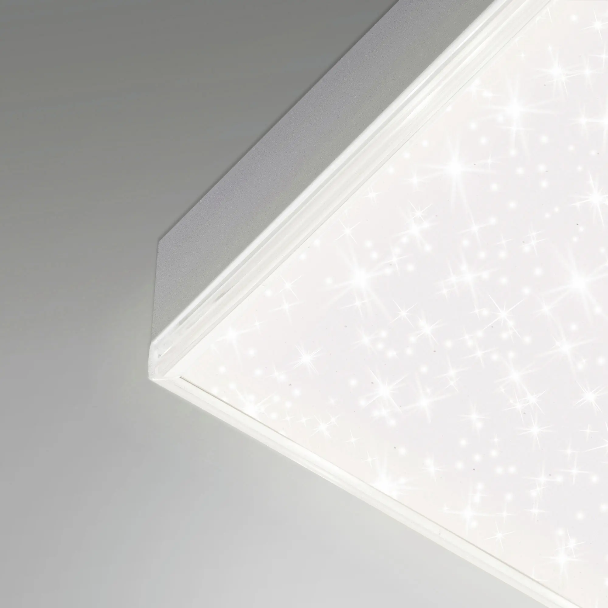 Briloner LED-Panelleuchte Frameless Sternenhimmel 119,5 x 29,5 cm weiß CCT dimmbar