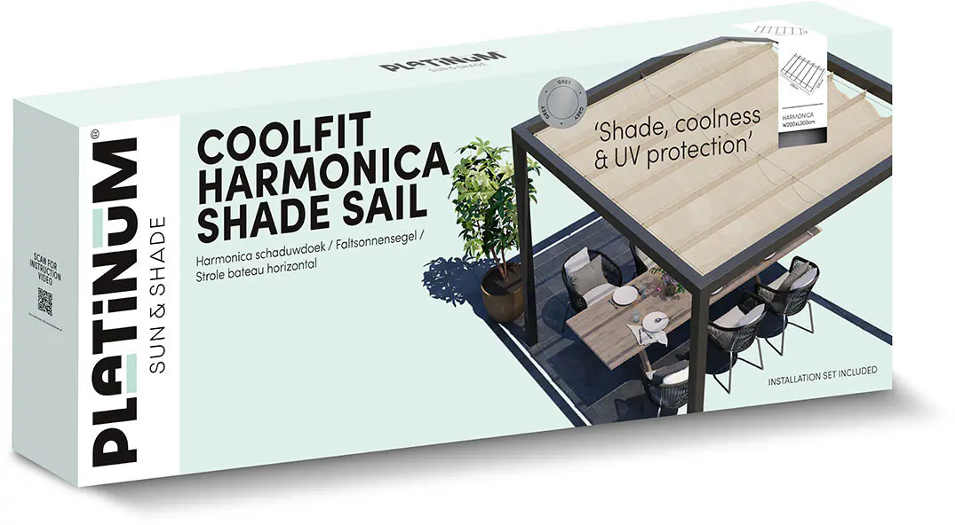 Platinum Faltsonnensegel Coolfit 2 x 3 m sand