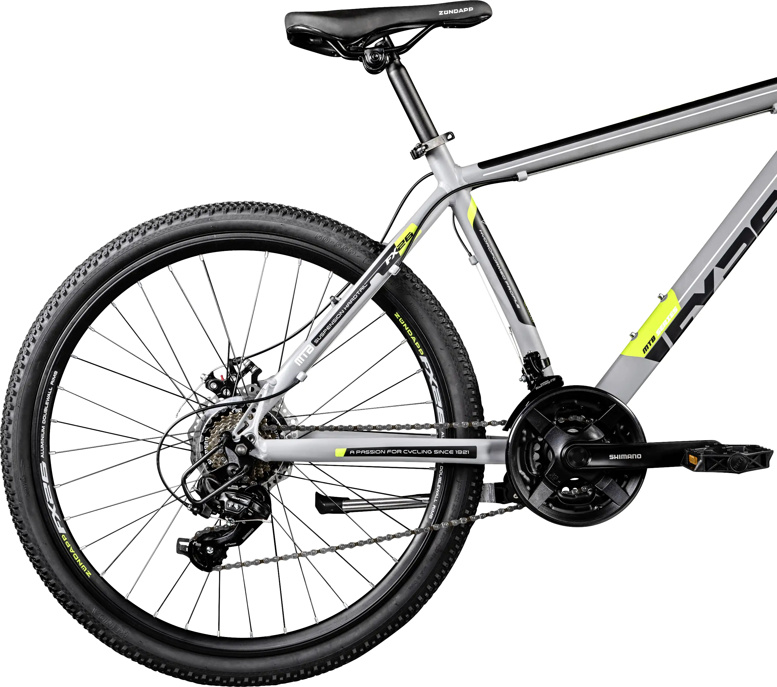 Zündapp Mountainbike FX26 MTB Hardtail 26 Zoll RH 46cm 24-Gang grau grün