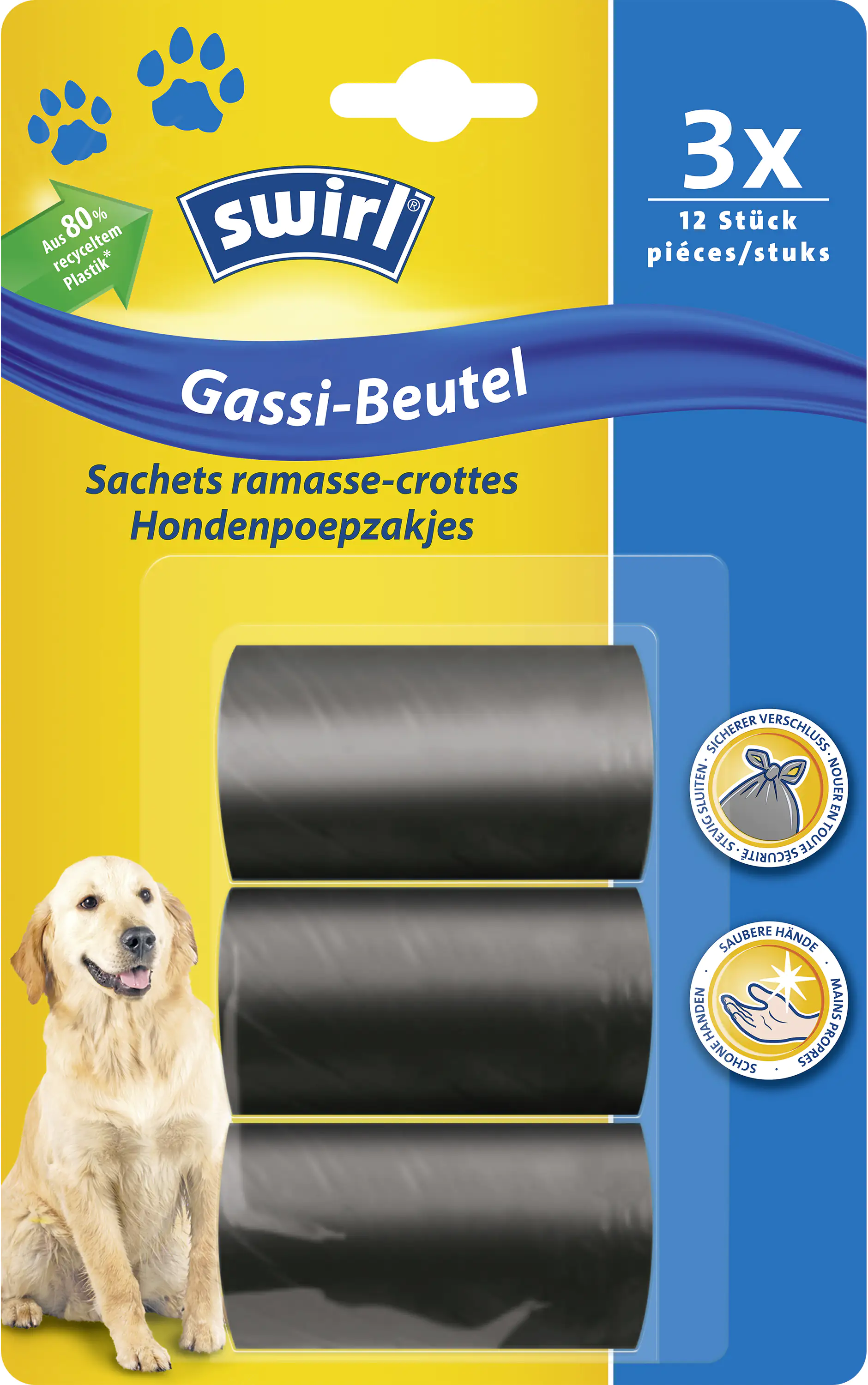 Swirl Gassi-Beutel 3 x 12 Stück Swirl Gassi-Beutel 3 x 12 Stück