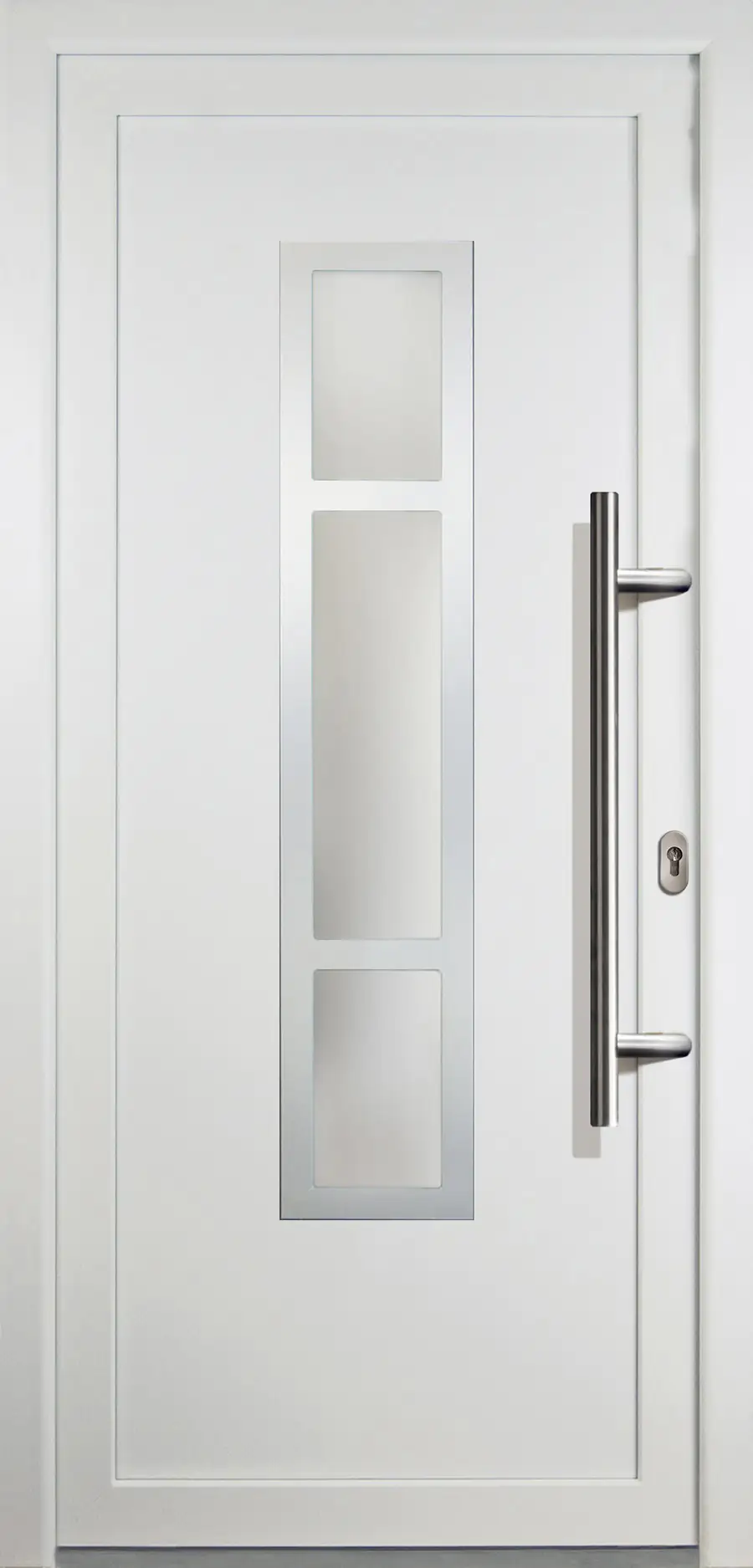 4060691154044 Meeth Haustür Signum PVC Exclusiv PVC Modell 87 88 x 208 cm, DIN rechts, weiß