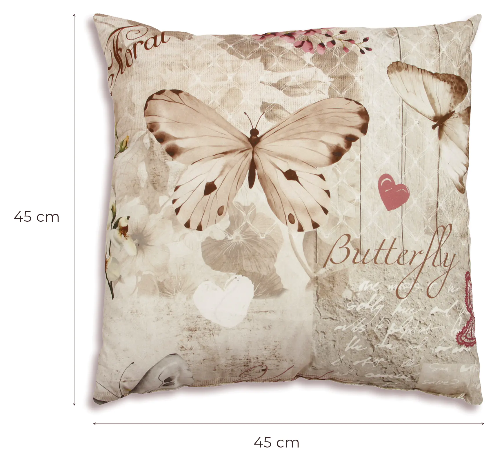 GO-DE Dekokissen Klara 48 x 48 cm beige GO-DE Dekokissen Klara 48 x 48 cm beige
