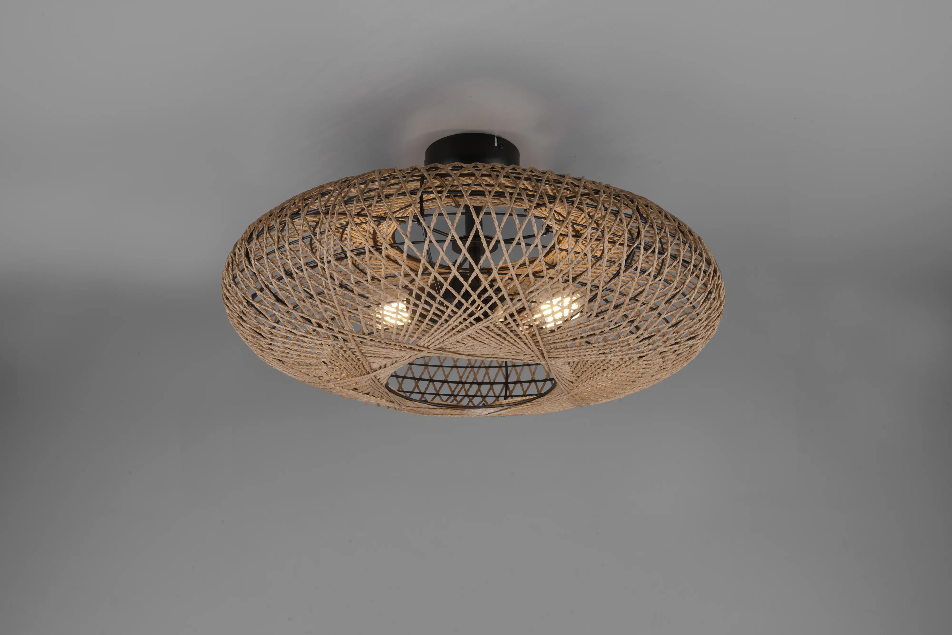 Trio Deckenleuchte Hedda sisalfarbig 