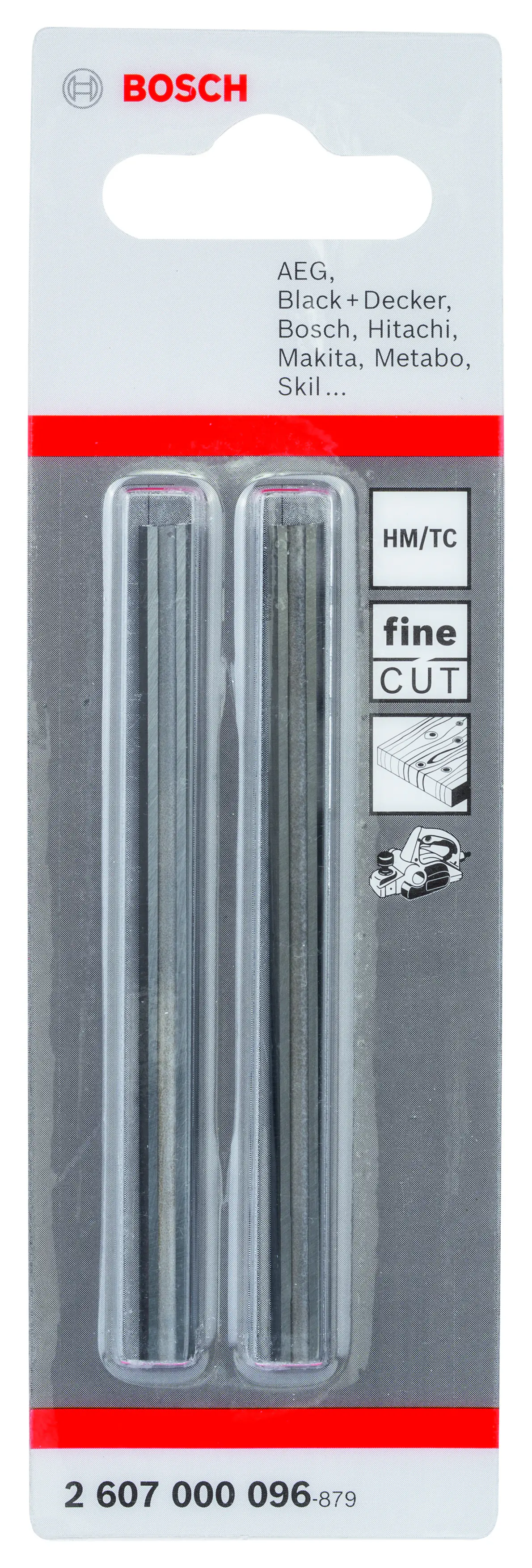 Bosch Hobelmesser 82 mm Carbide 40° 2-teilig