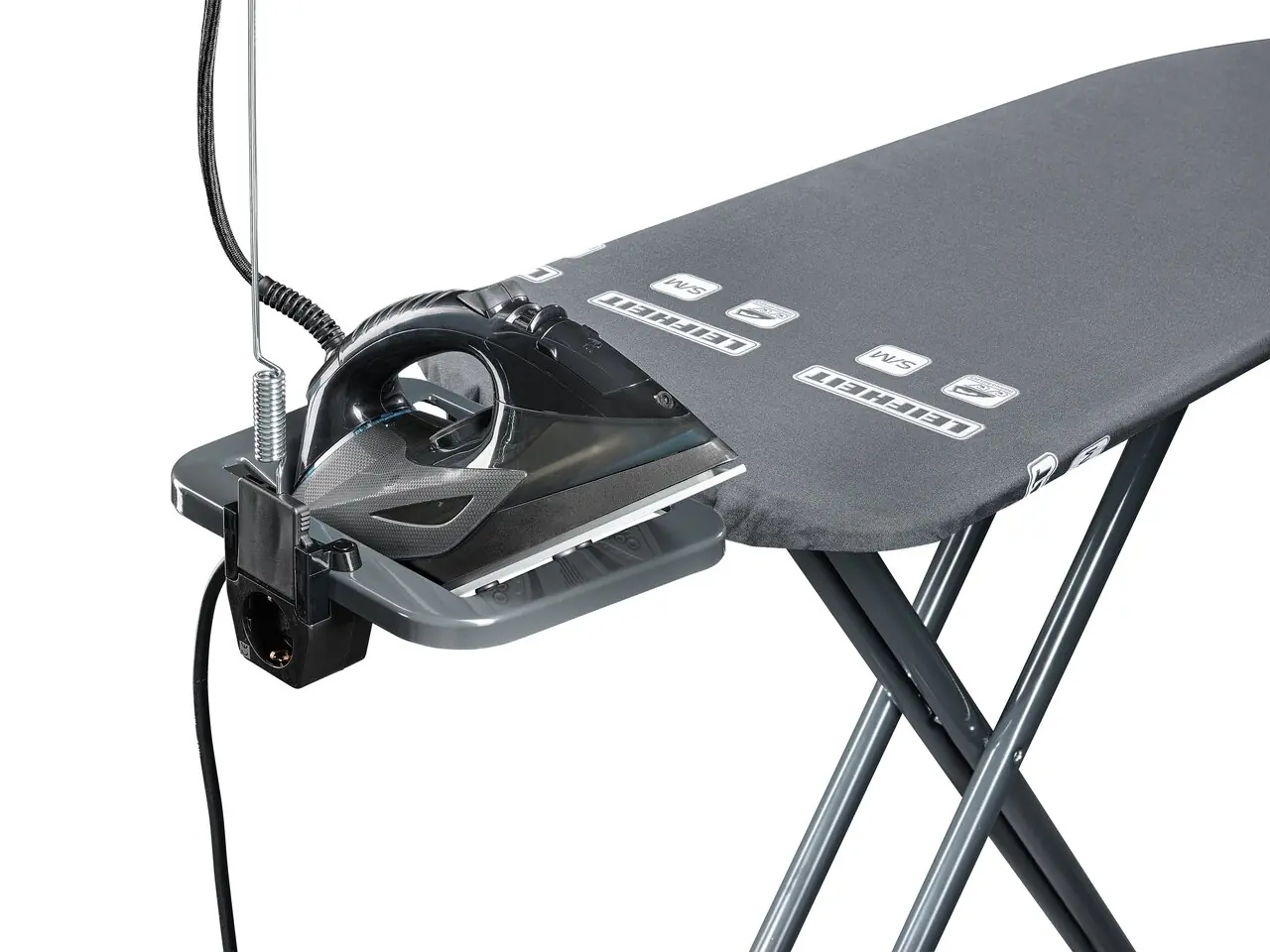 Leifheit Bügelbrett Air Board M Black Plus 120 x 38 cm