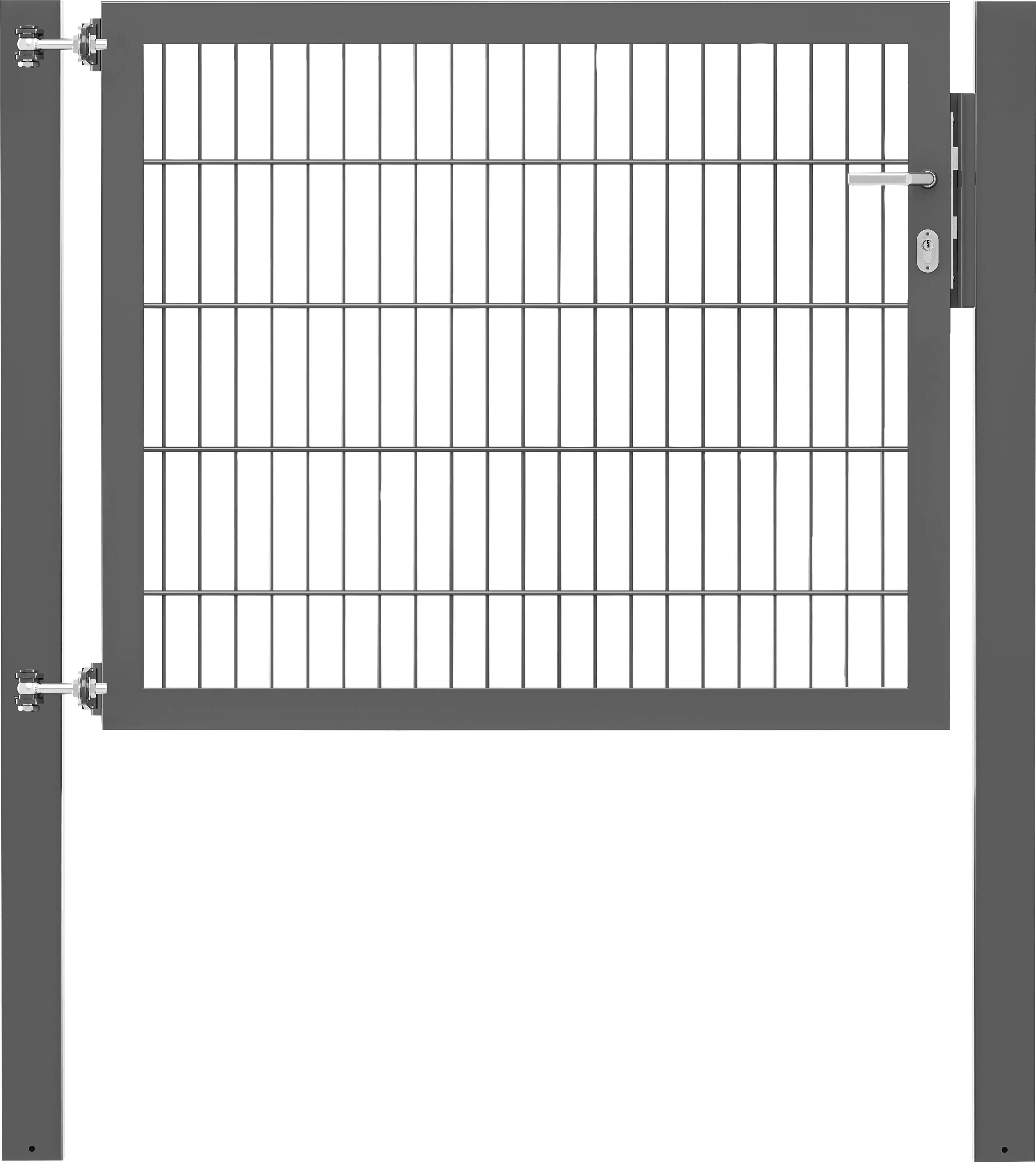 Alberts Einzeltor Flexo Plus anthrazit 125 x 100 cm Alberts Einzeltor Flexo Plus anthrazit 125 x 100 cm