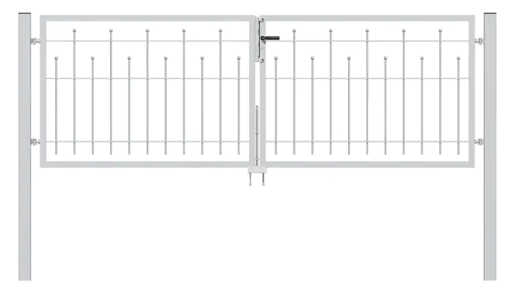 Alberts Doppeltor Madrid 100 x 300 cm anthrazit ohne Pfosten