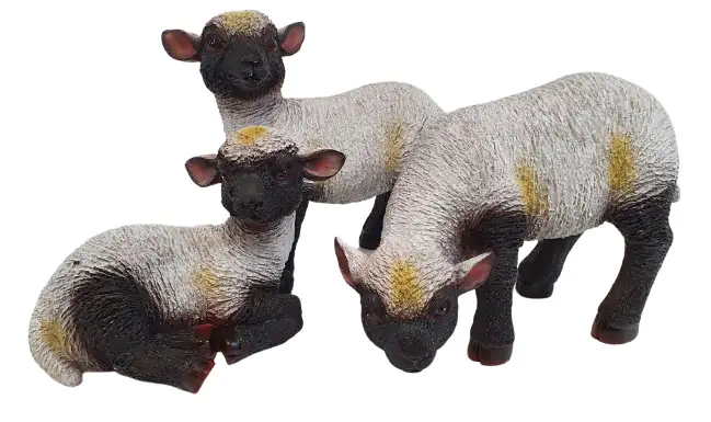 Dekofigur Schaf 27 x 10 x 32 cm