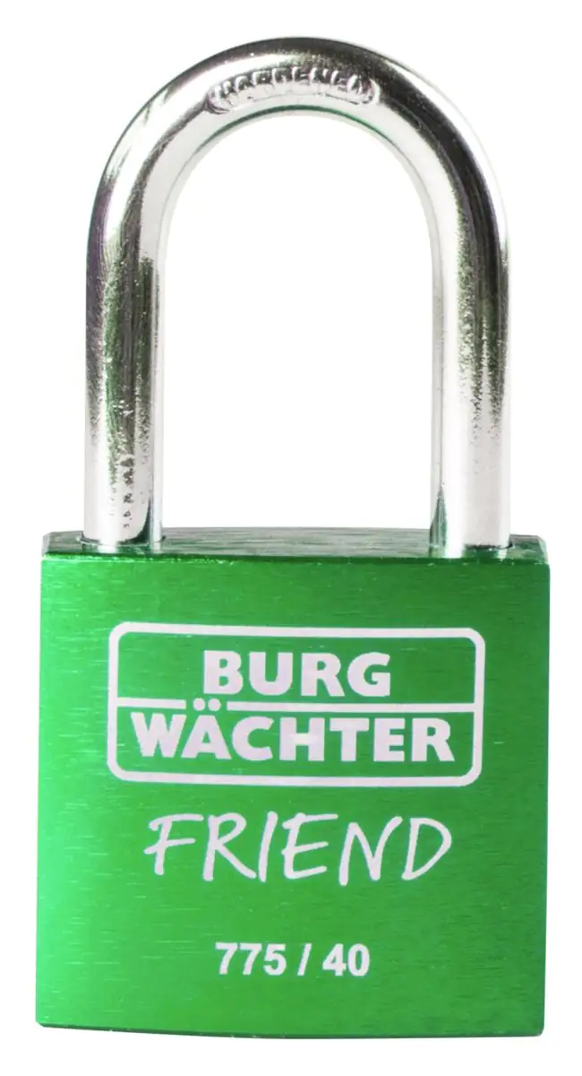 Burg Wächter Vorhängeschloss 775 40 35 Friend green 20.5 x 32.5 mm