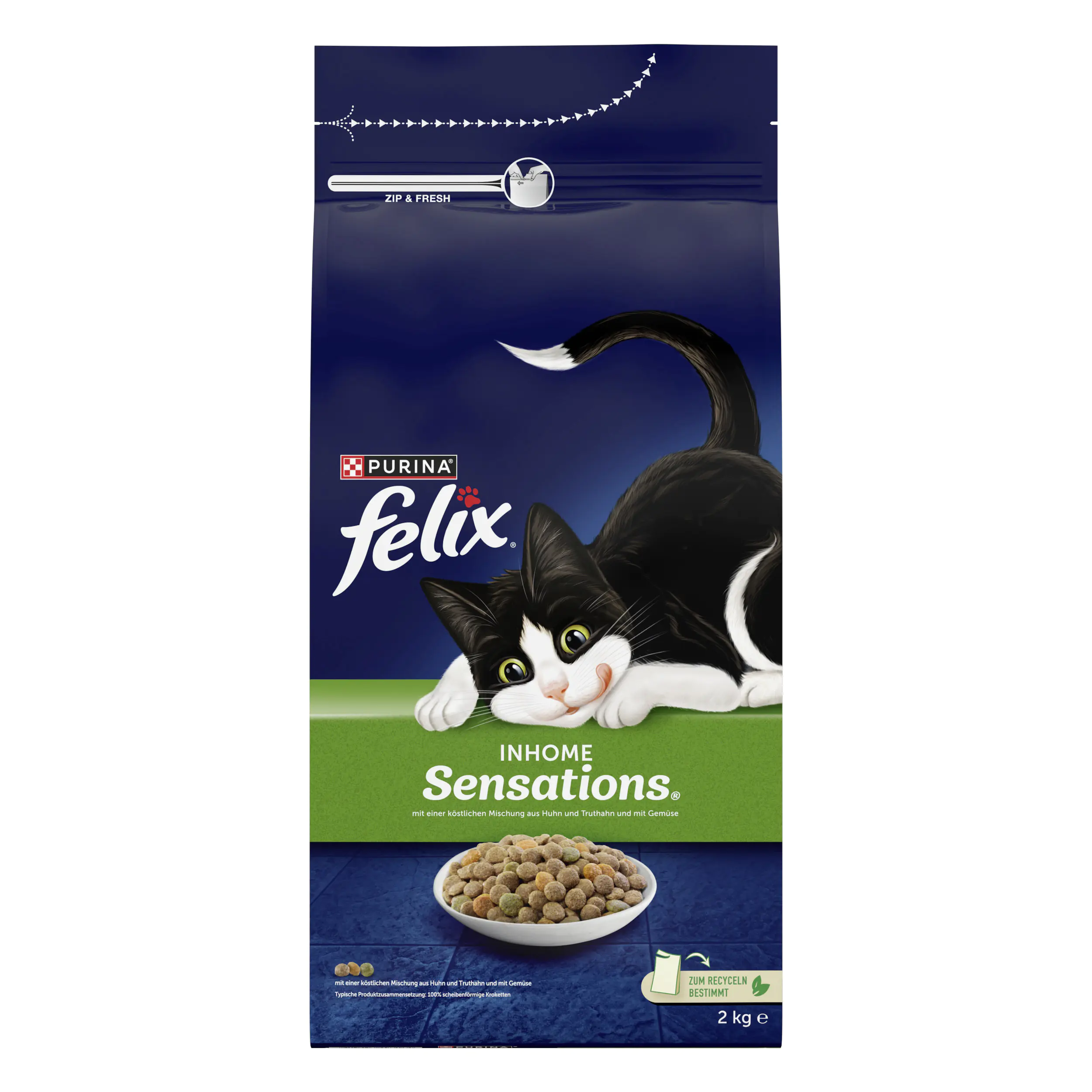 Felix Inhome Sensations mit Huhn und Gemüse 2 kg Felix Inhome Sensations mit Huhn und Gemüse 2 kg