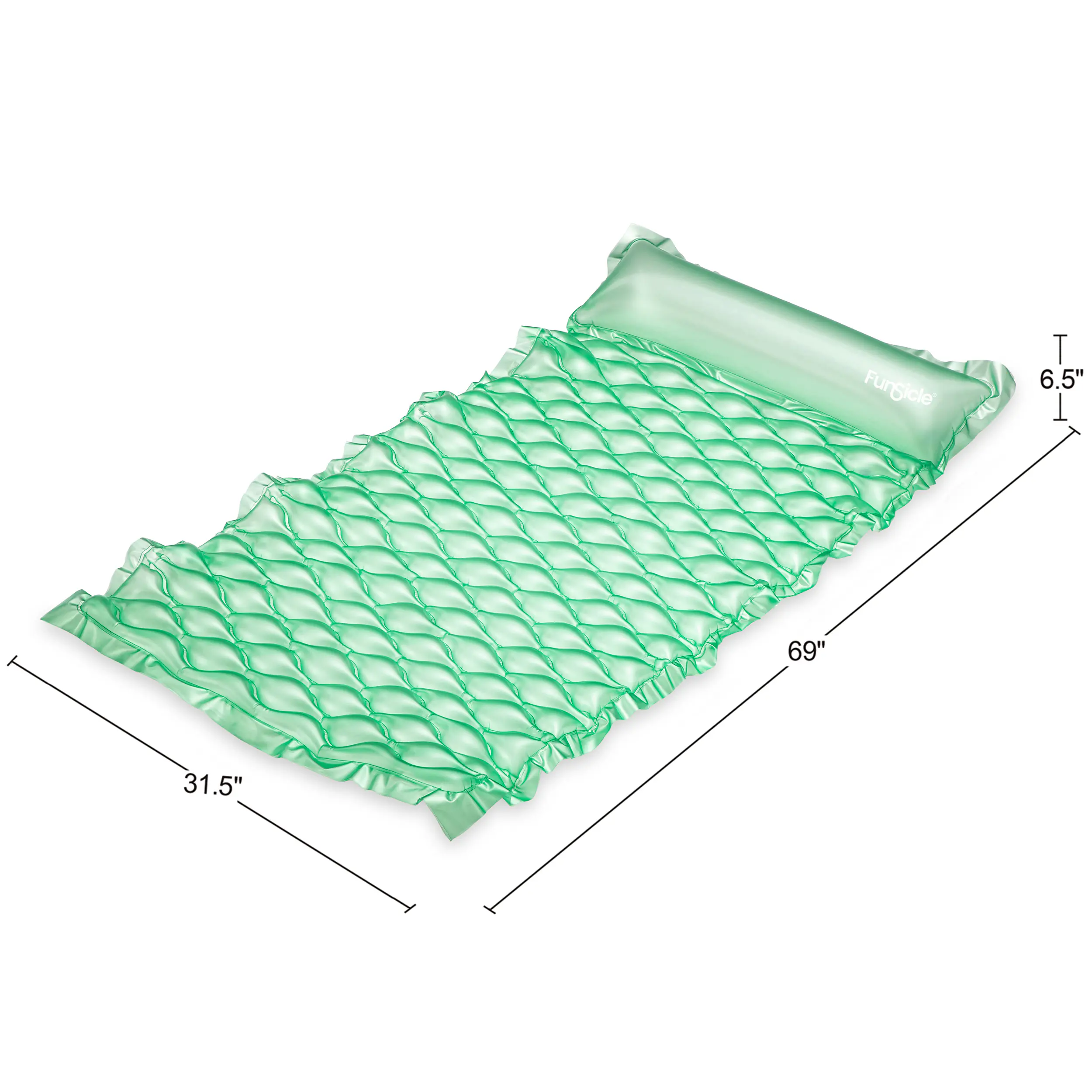 Funsicle Luftmatratze Comfy Matte 175 x 80 cm grün