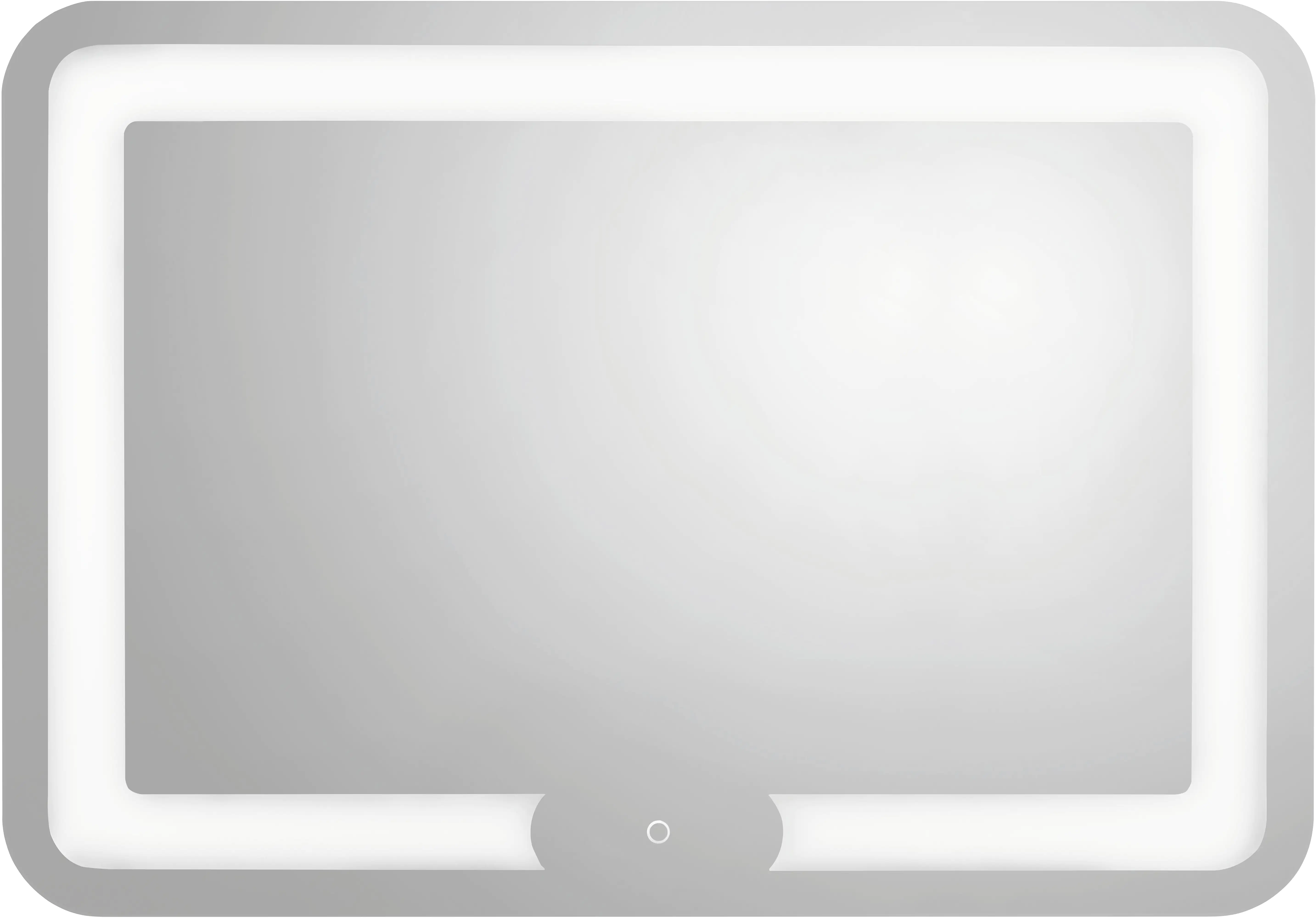 LED-Lichtspiegel Round Light 2 90x60 cm