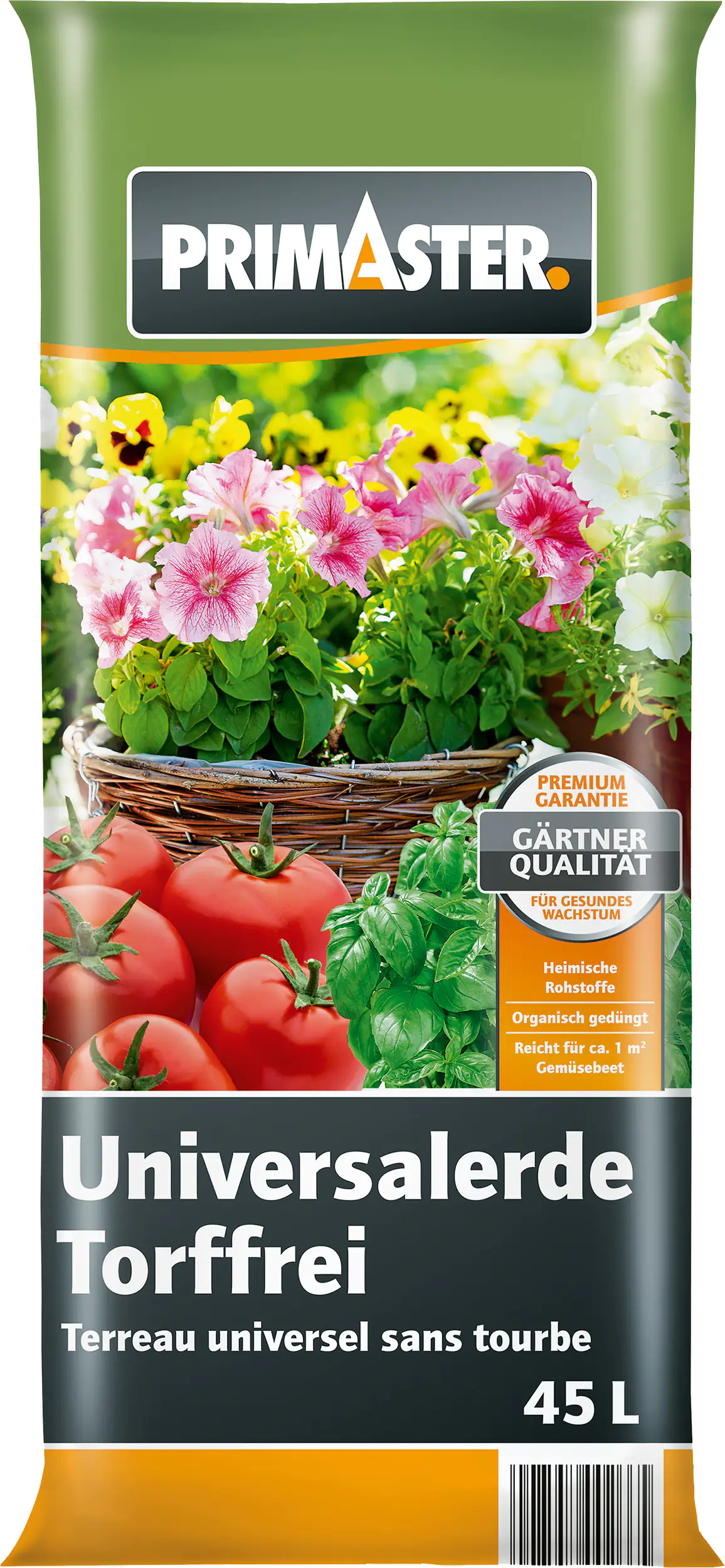 Primaster Universalerde torffrei 45 L