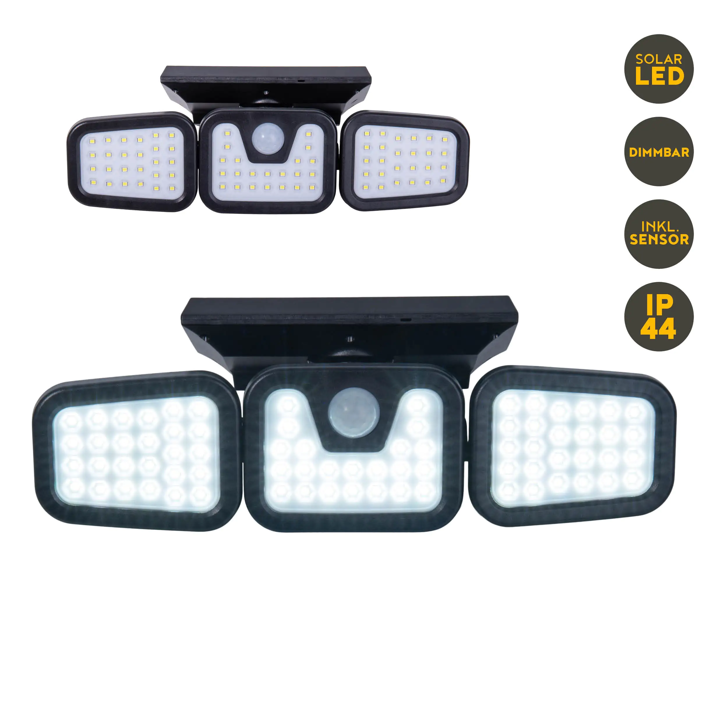 Light & More LED Solar Außenstrahler mit Bewegungsmelder Light & More LED Solar Außenstrahler mit Bewegungsmelder