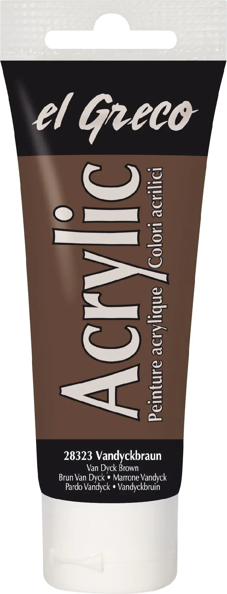 Kreul el Greco Acrylic Tube vandyckbraun 75 ml Kreul el Greco Acrylic Tube vandyckbraun 75 ml