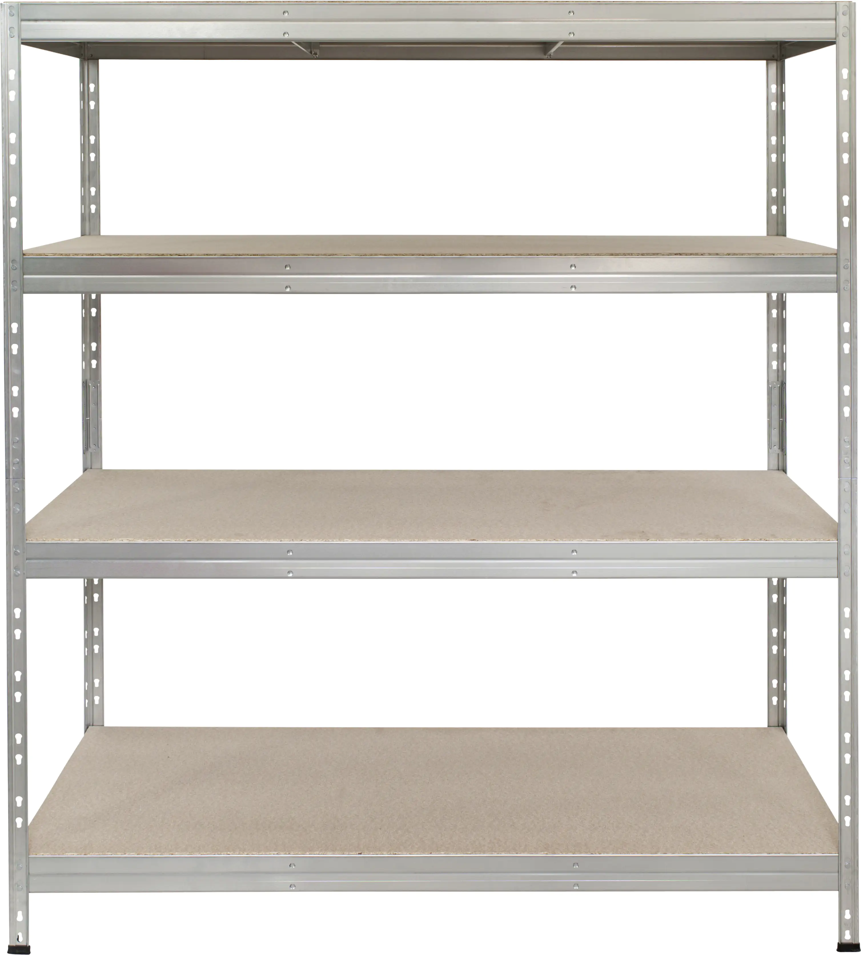 8586002700558_2128167 Rivet Metallsteckregal XL 180 x 150 x 60 cm 1200 kg 4 Holzböden