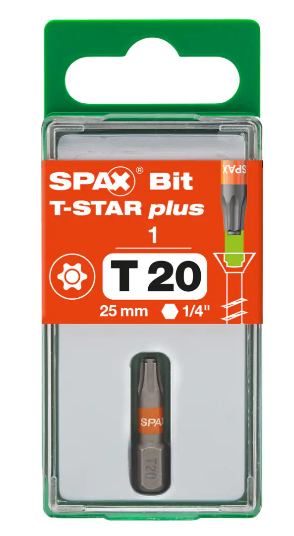 Spax Schrauberbit T-STAR plus T20