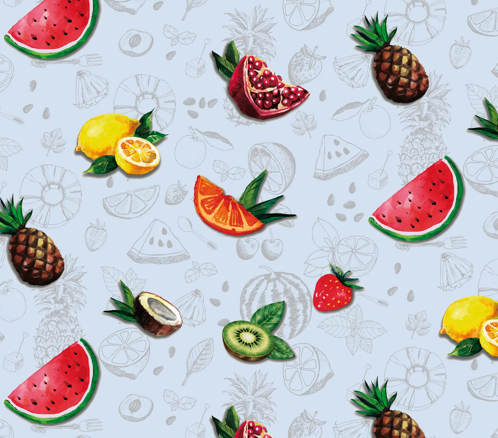 d-c-fix Tischdecke Paradiso Tropicas 140 cm