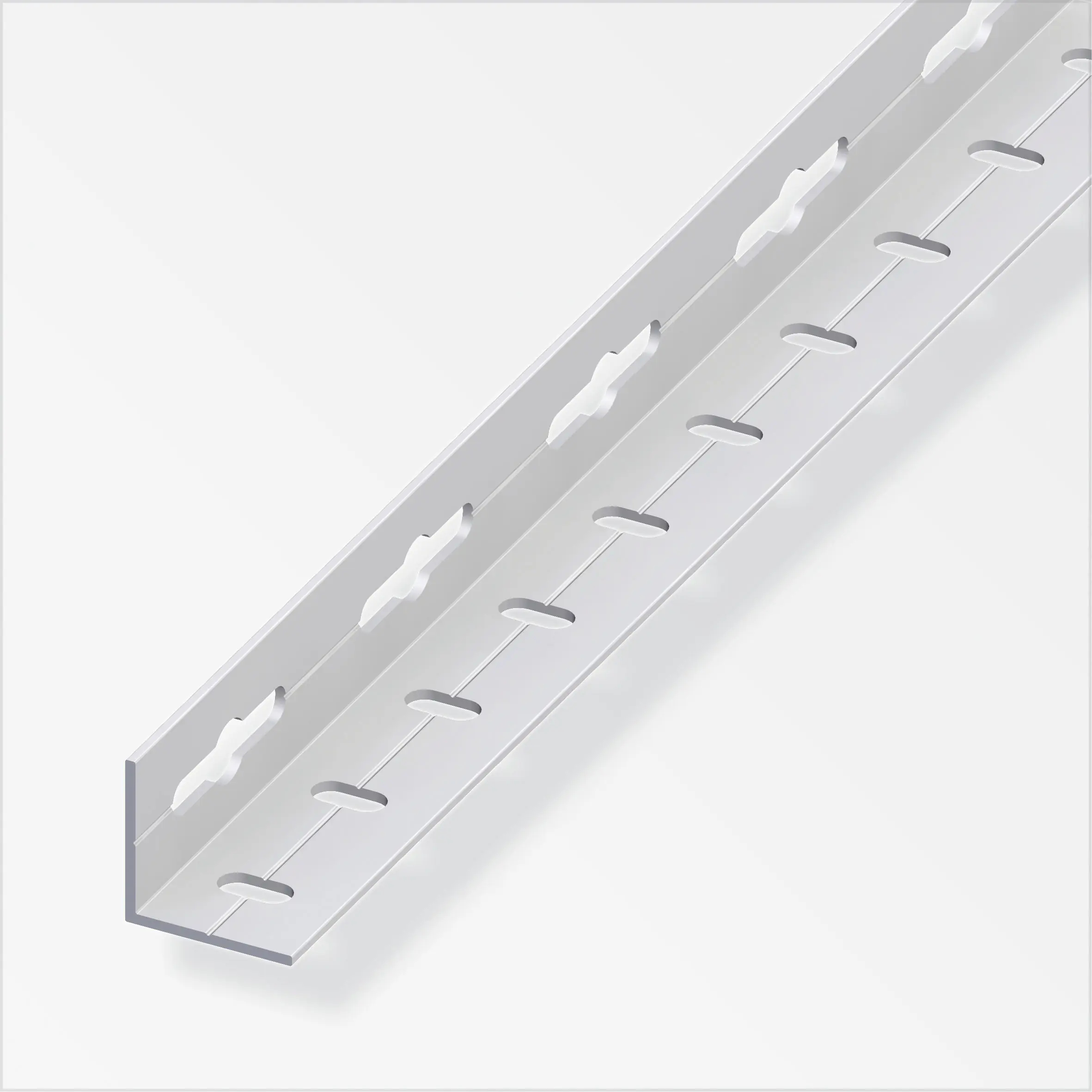 alfer Winkel 1 m, 23.5 x 1.5 mm Aluminium eloxiert silber