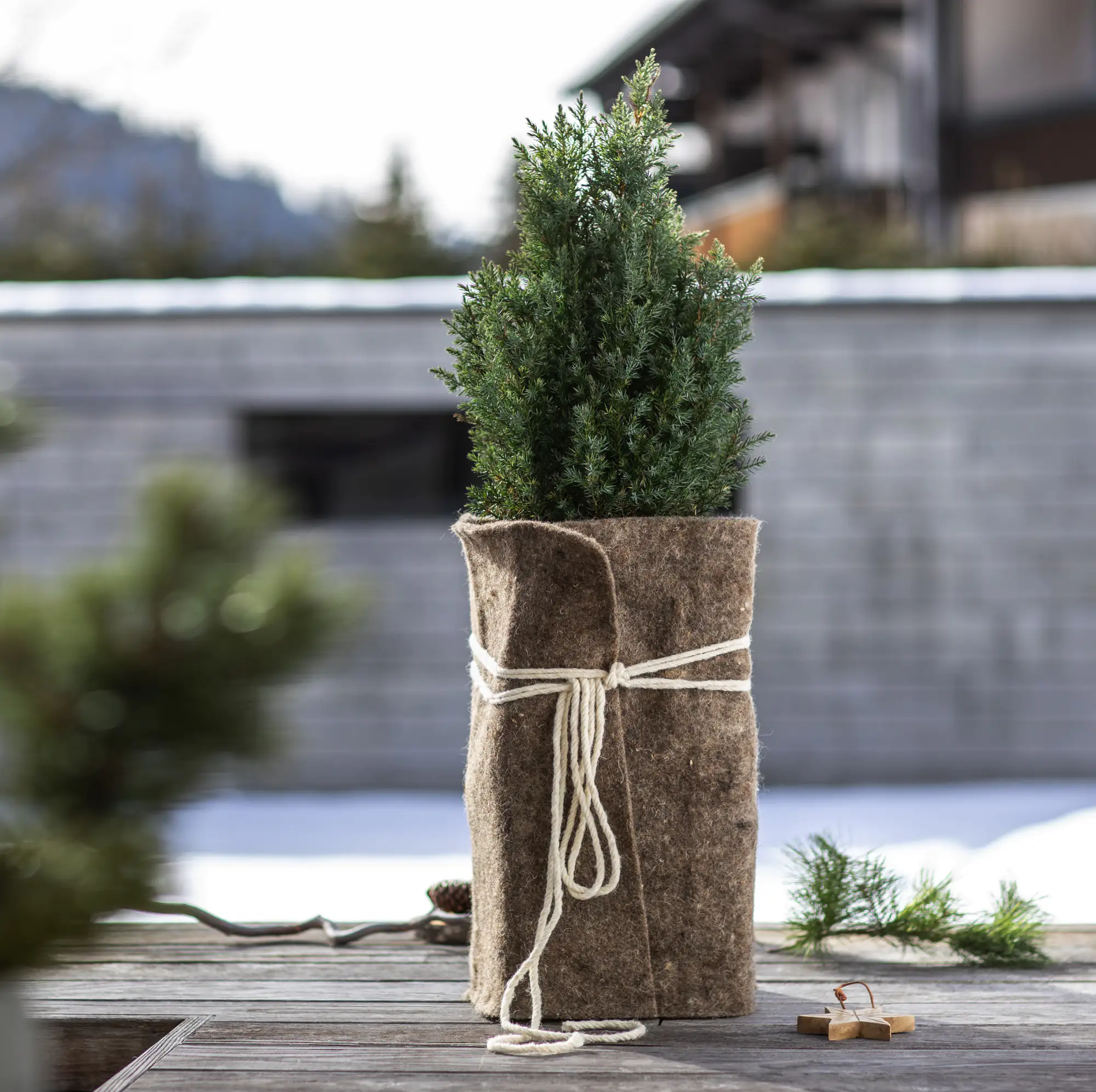 Windhager Schafwoll-Filzmatte grau 2 x 0,5 m