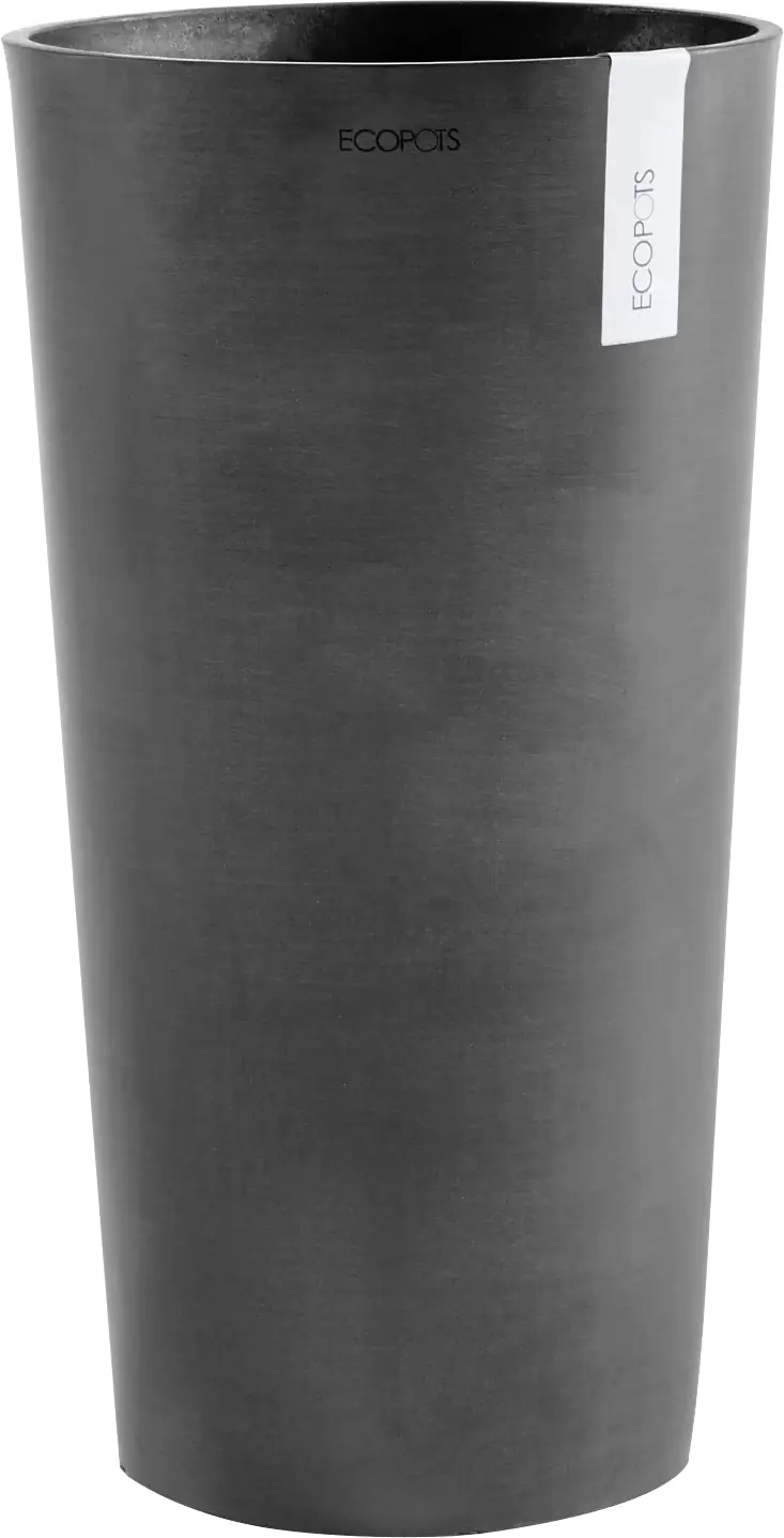 Ecopots Pflanztopf Amsterdam Ø 30 x 50 cm dunkelgrau Ecopots Pflanztopf Amsterdam Ø 30 x 50 cm dunkelgrau