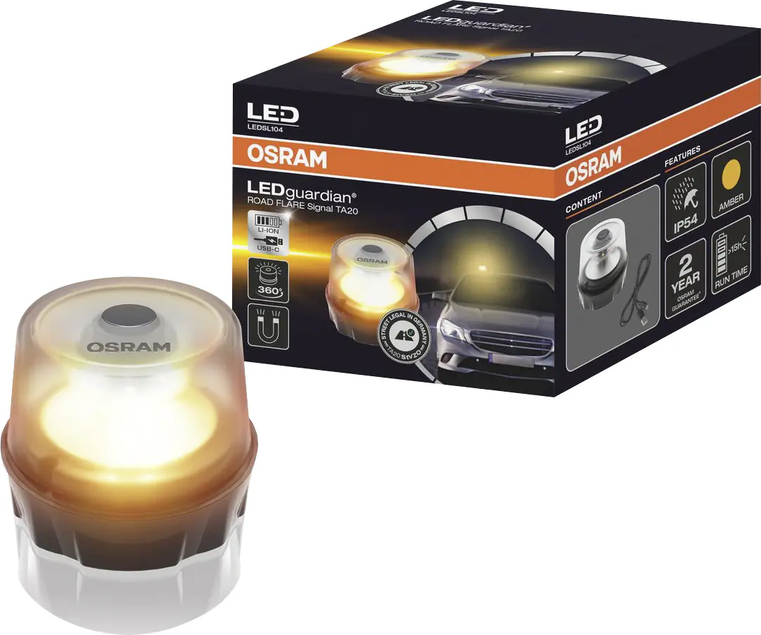 OSRAM Warnleuchte LED guardian ROAD FLARE Signal TA20