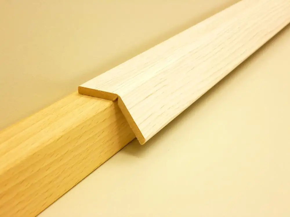 B.S. Bauprogramm Knickwinkelleiste 260 cm 28 x 28 mm Nordic weiß