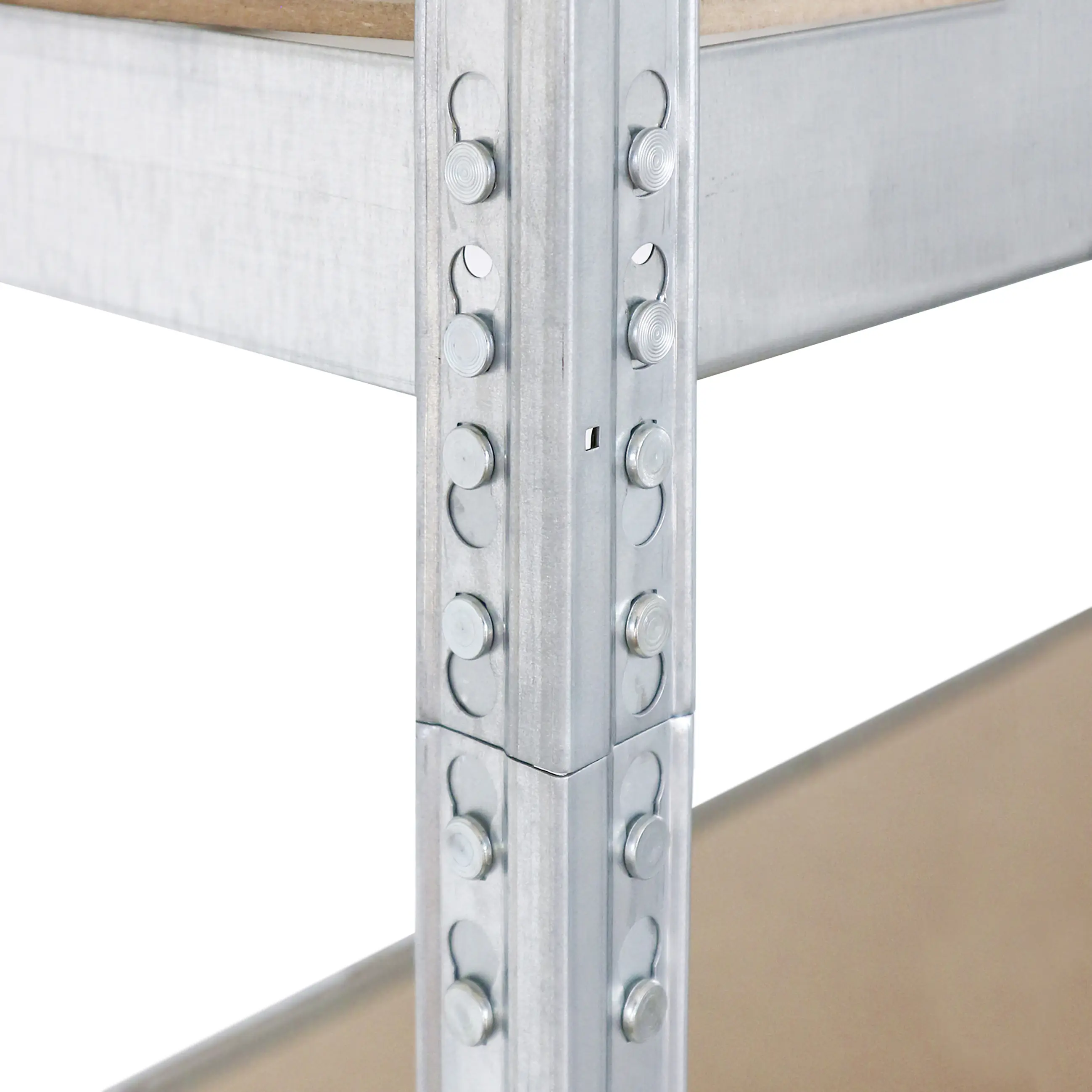 Ar Shelving Schwerlastregal-Set Rivet Budget verzinkt 180 x 190 cm mit 4 HDF-Böden 700 kg