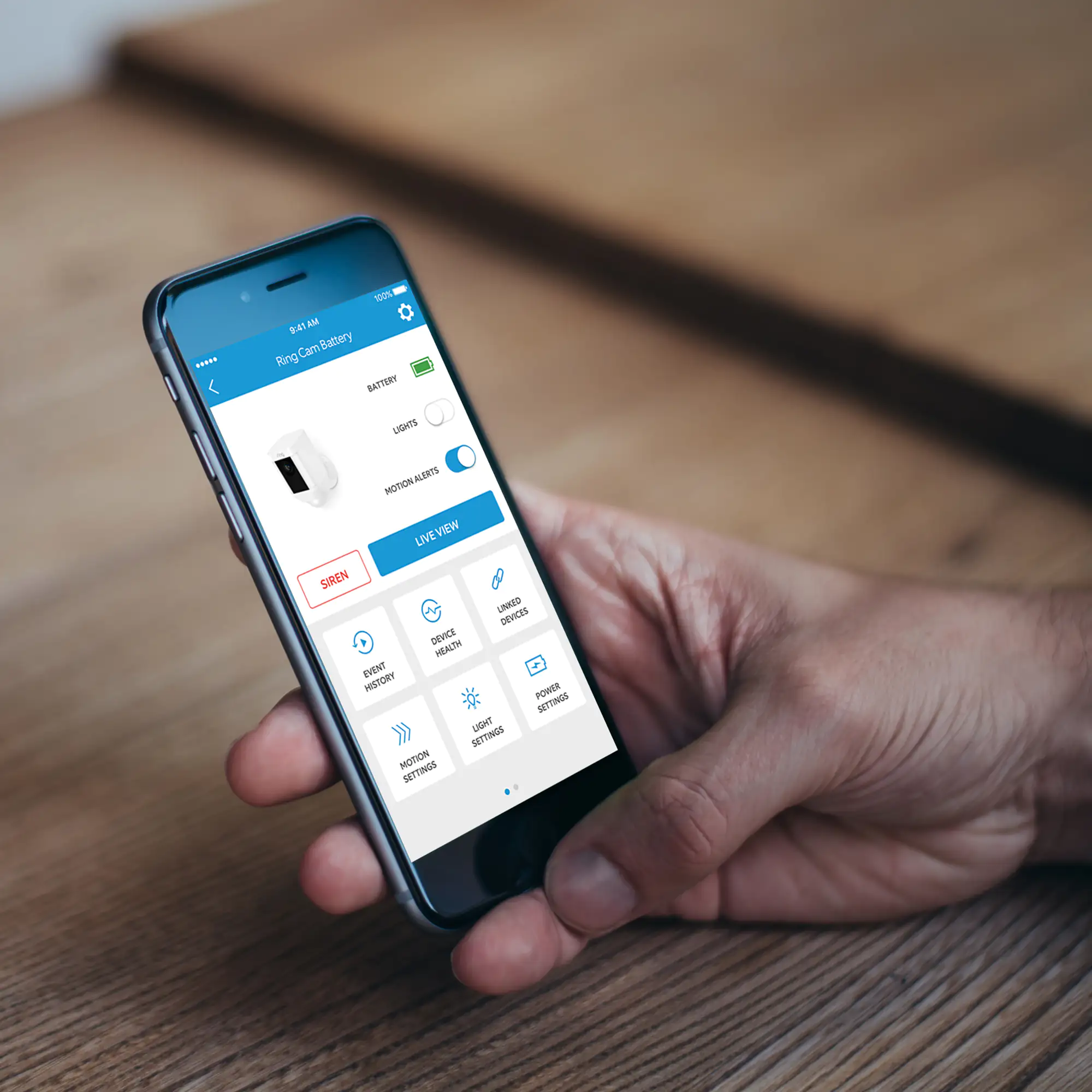 Ring Spotlight Cam Battery schwarz für aussen mit HDR-Video, WLAN
