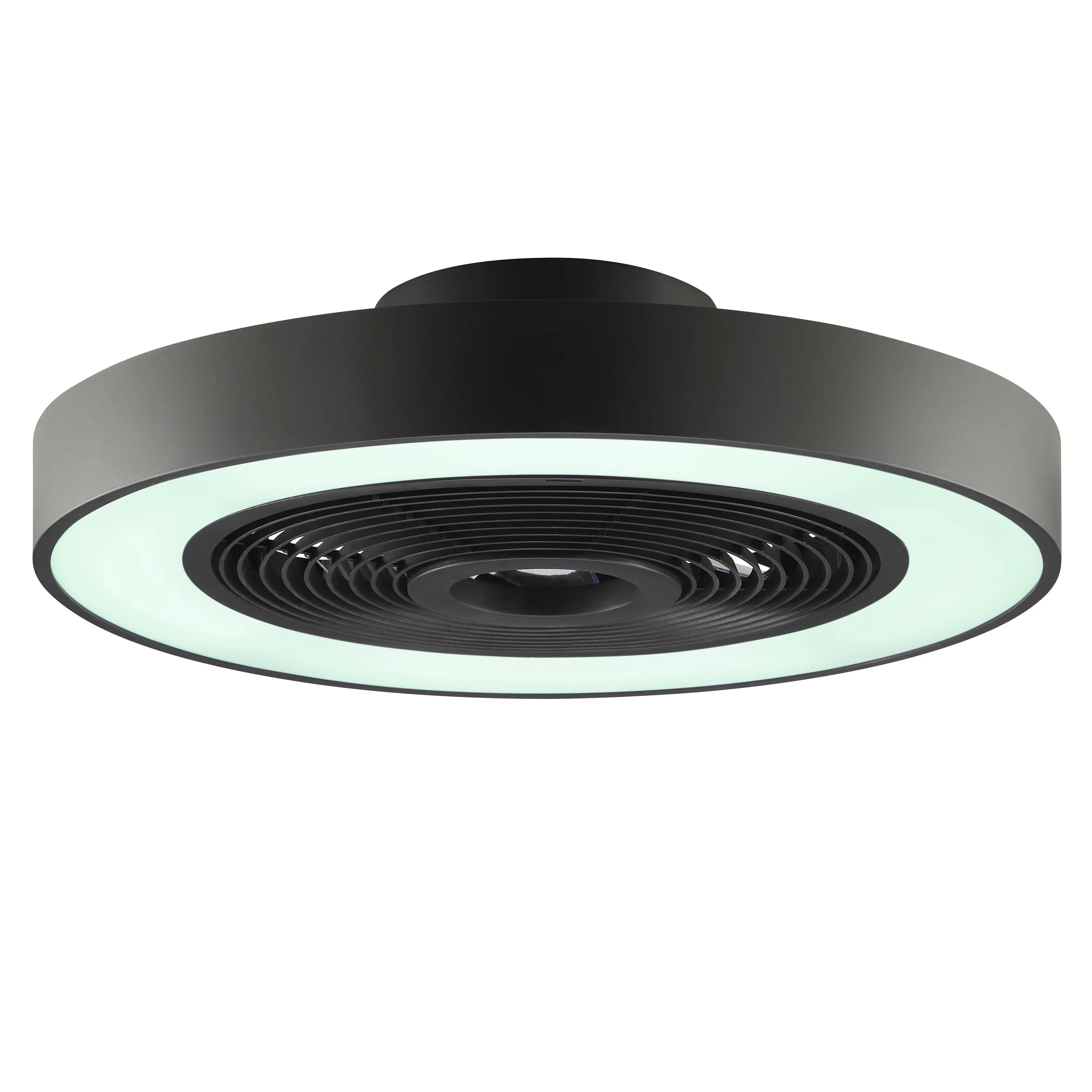 Briliant LED Deckenleuchte Catania mit Ventilator 40W RGB schwarz