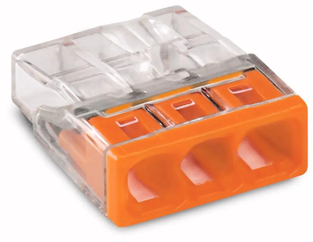 Wago Compact Steckklemme Anzahl Leiter: 3, 0,5 - 2,5 mm², 100 Stück Wago Compact Steckklemme Anzahl Leiter: 3, 0,5 - 2,5 mm², 100 Stück