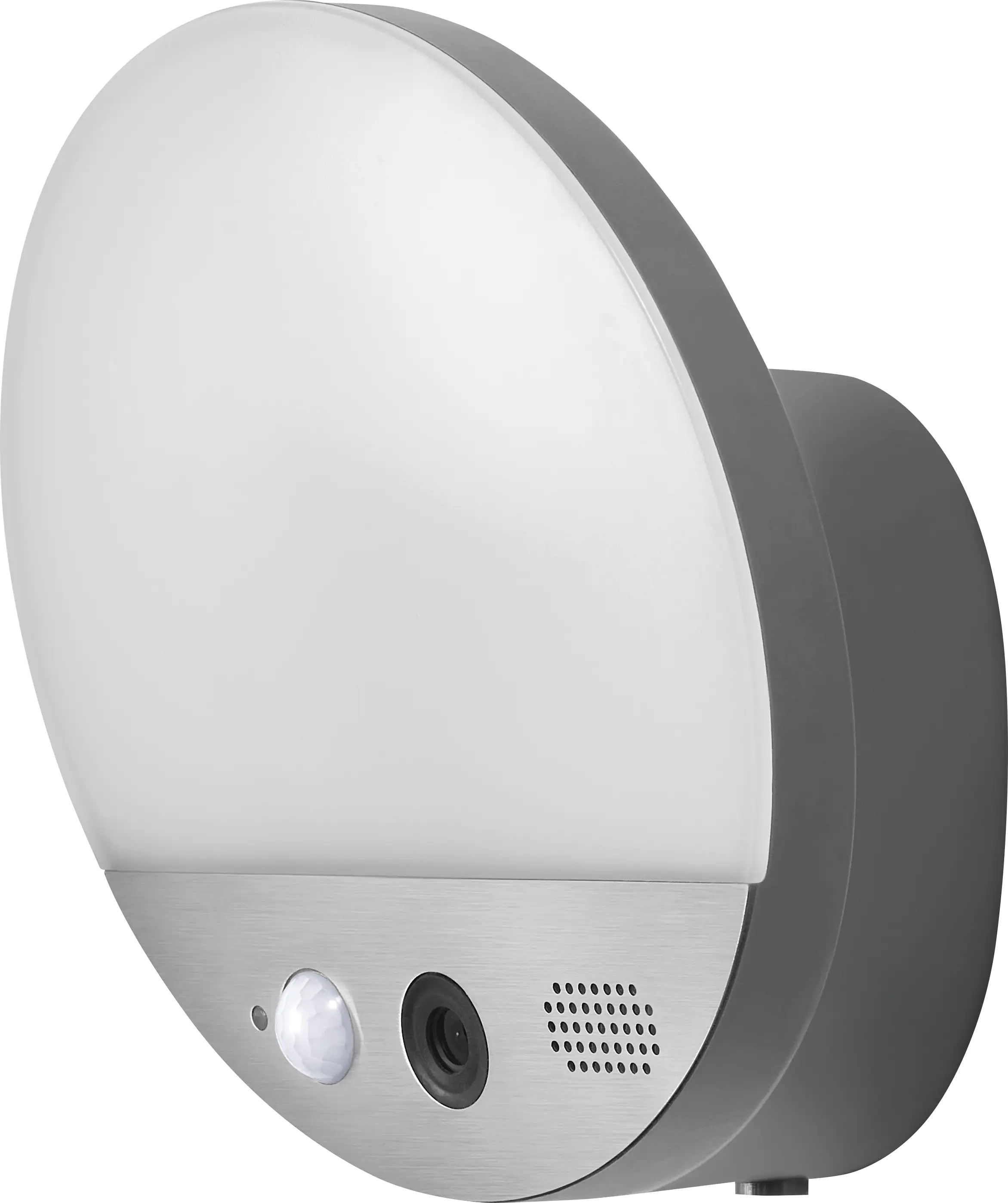 Ledvance Kameraleuchte Smart+ WiFi Wall Round Cam 15 W, 950 lm, 3000K, Sensor, Audio, IP44