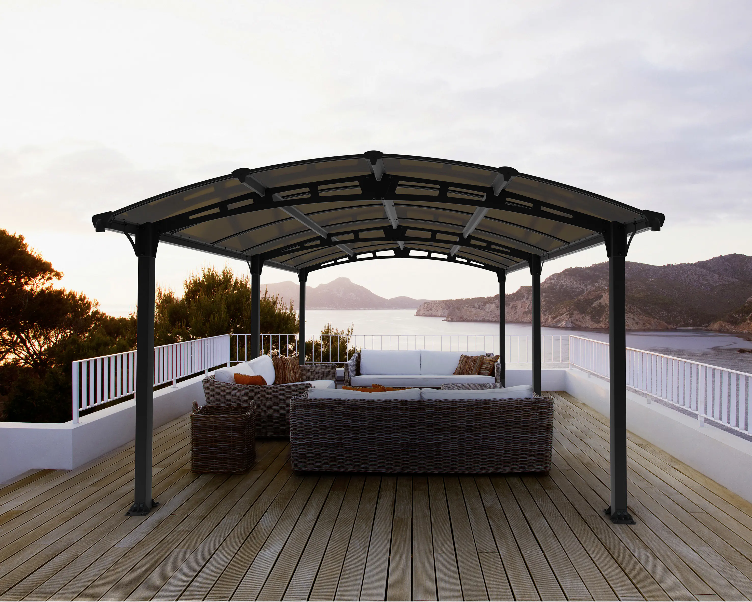 Canopia Carport Tucson 507 x 359 cm anthrazit Canopia Carport Tucson 507 x 359 cm anthrazit
