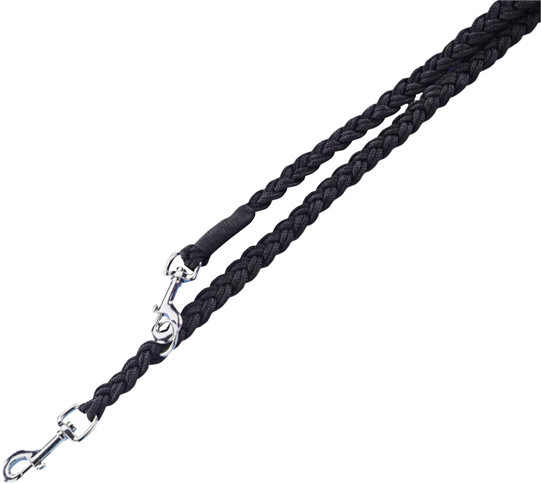 Nobby Führleine geflochten schwarz 200 cm