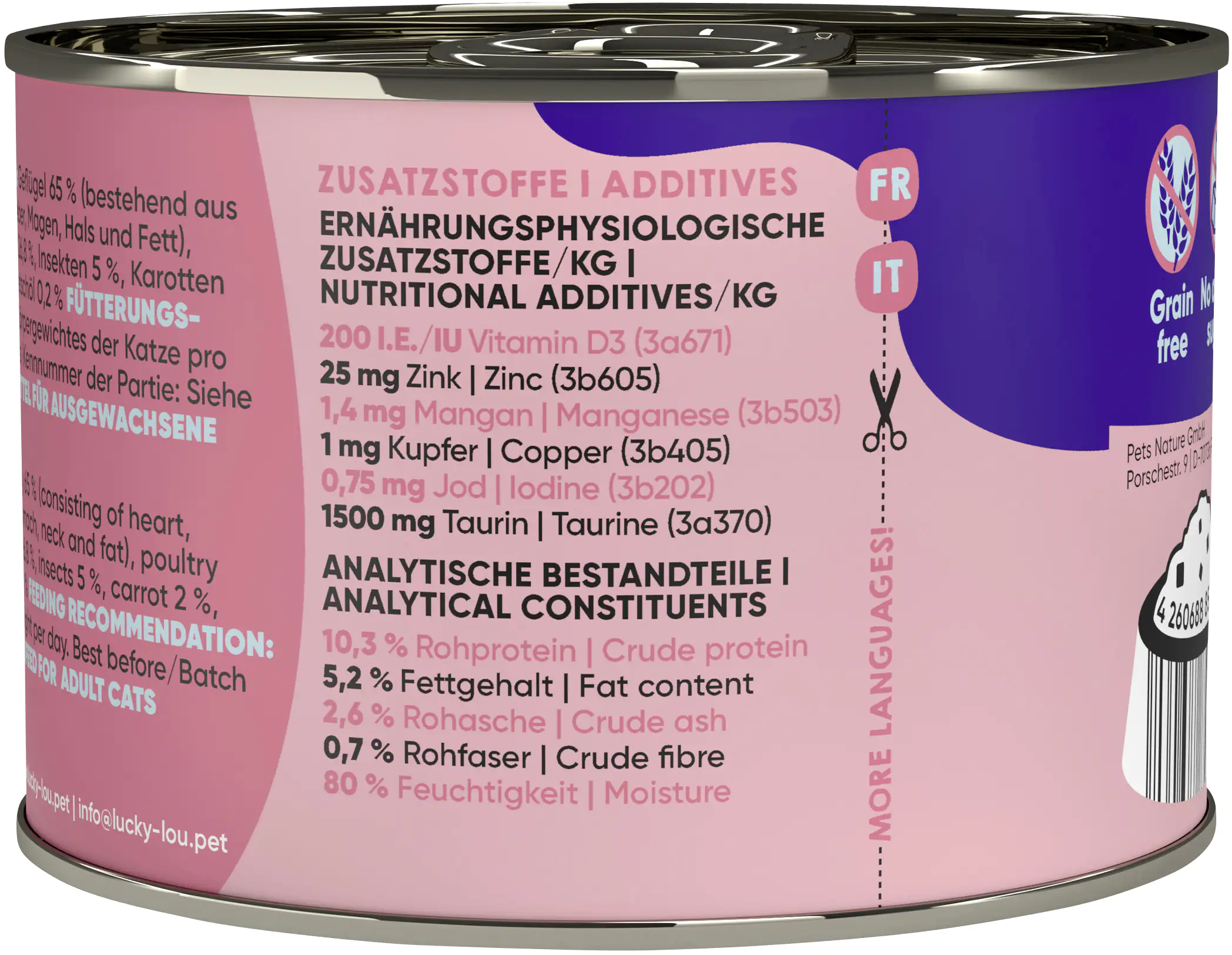 Lucky Lou Lifestage Adult Geflügel und Insekten 200g Lucky Lou Lifestage Adult Geflügel und Insekten 200g