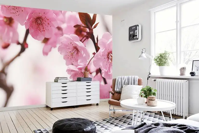 papermoon Vlies- Fototapete Digitaldruck 50 x 260 cm Peach Blossom