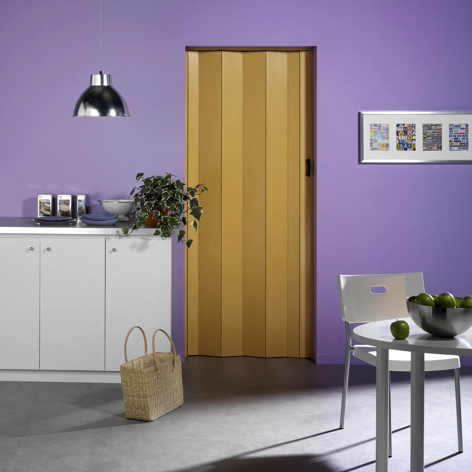 Grosfillex Falttüre Una Buche 84 x 205 cm