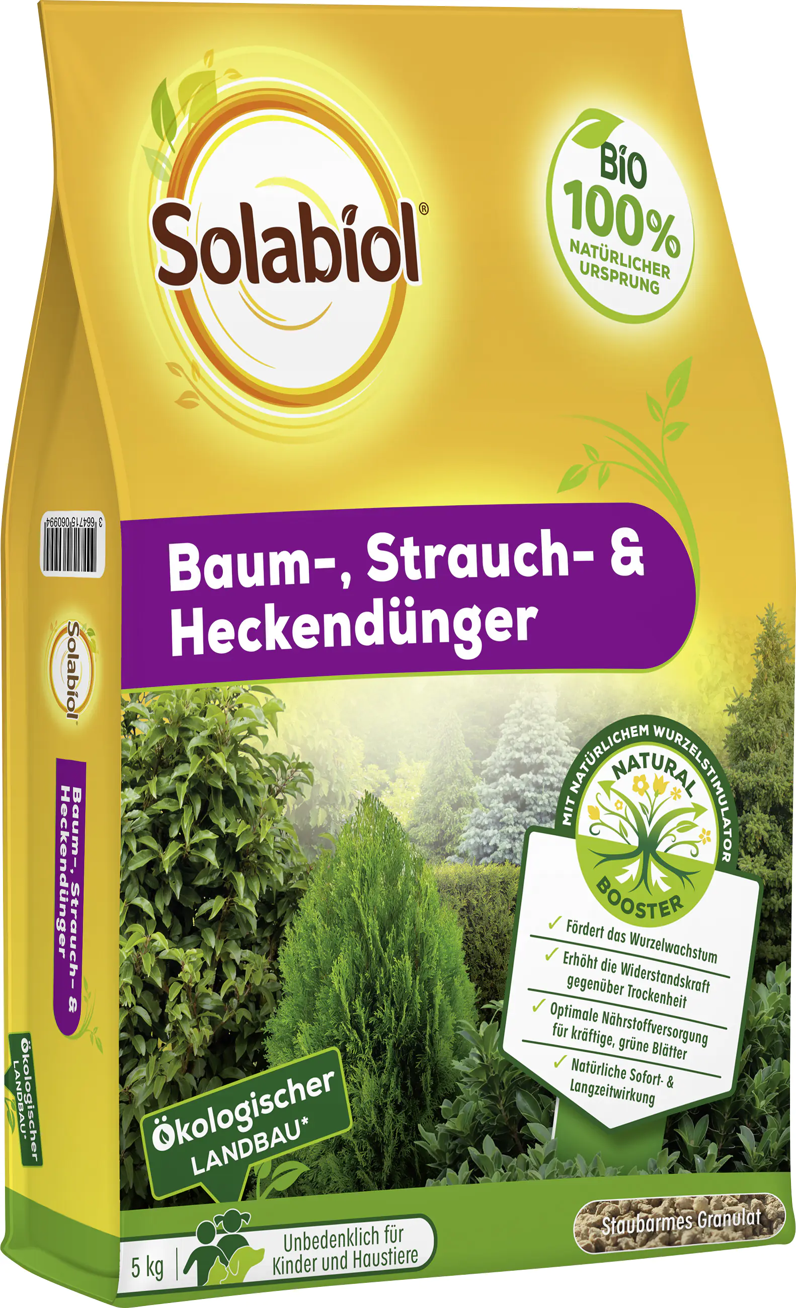 Solabiol Baum-, Strauch & Heckendünger 5 kg